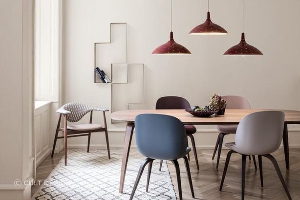 Pendant lights are a popular choice in many dining spaces.