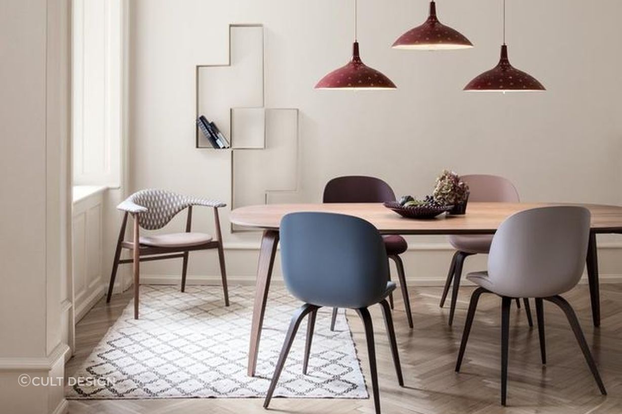 Pendant lights are a popular choice in many dining spaces.