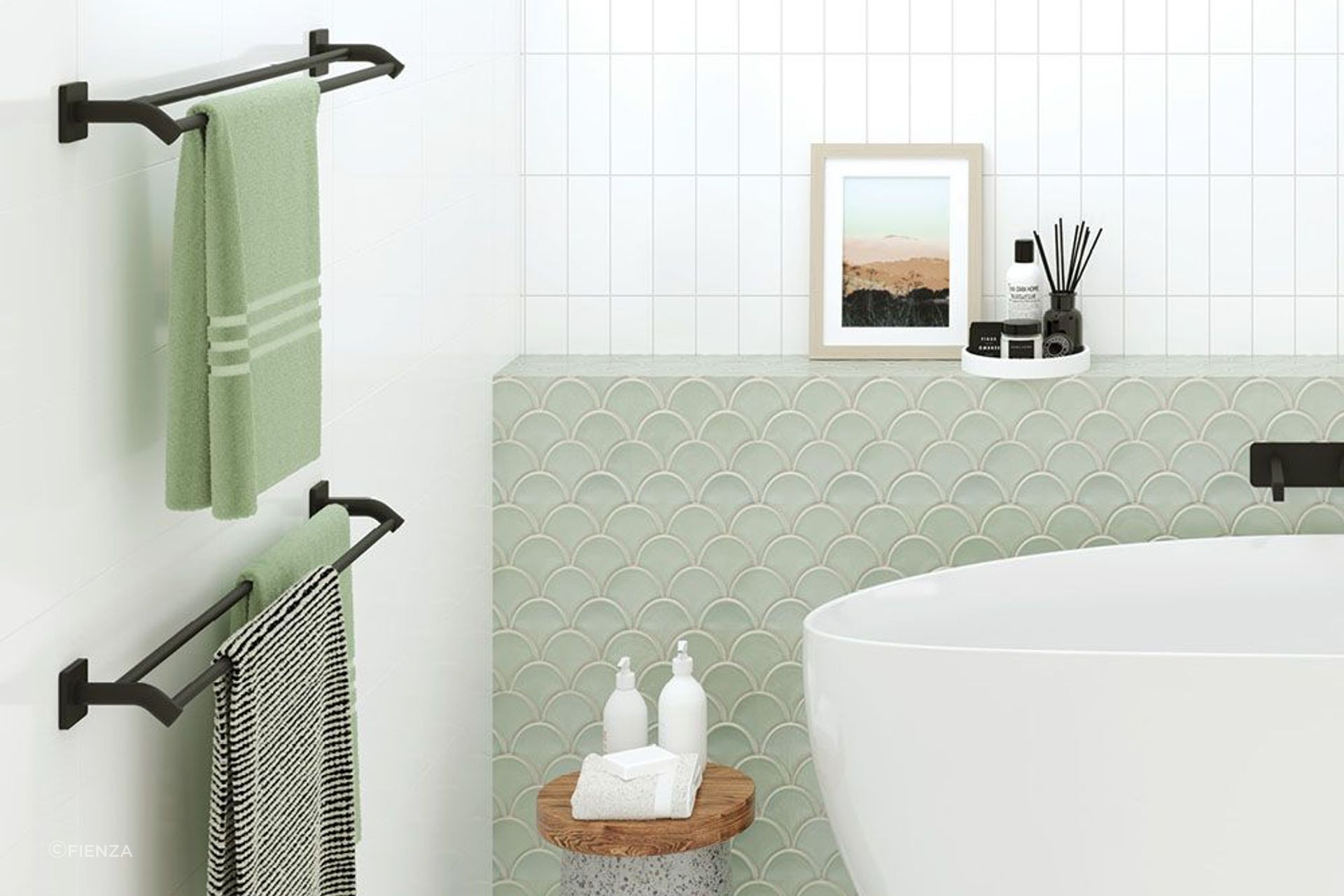 Sansa Double Towel Rails
by Fienza