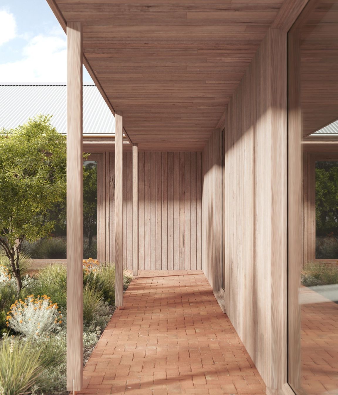 Classic Grade IronAsh (H3 treated Australian Oak) external hardwood cladding, posts and ceiling lining