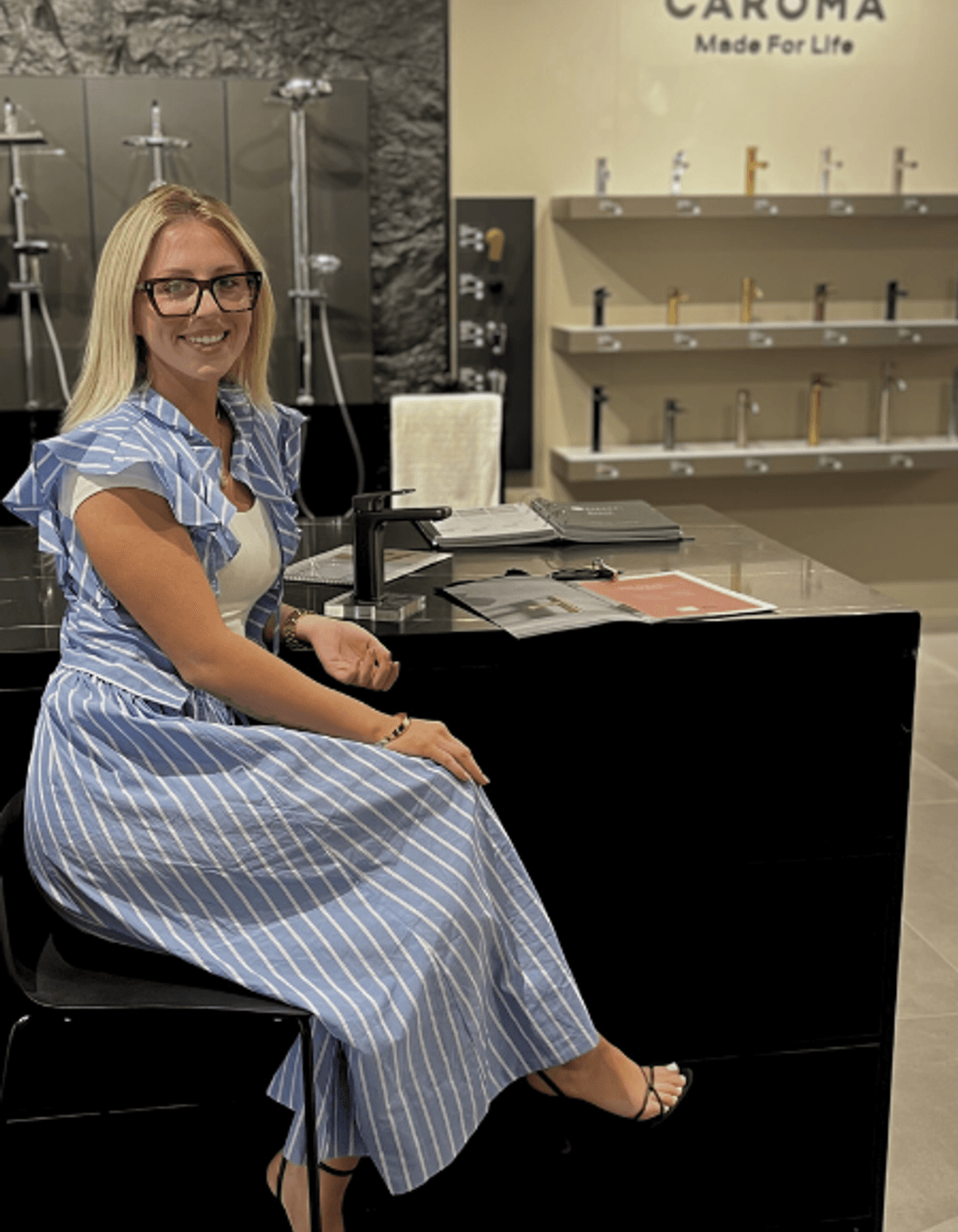 Abigail Curran, Architectural Specifications Representative for Caroma and Methven.