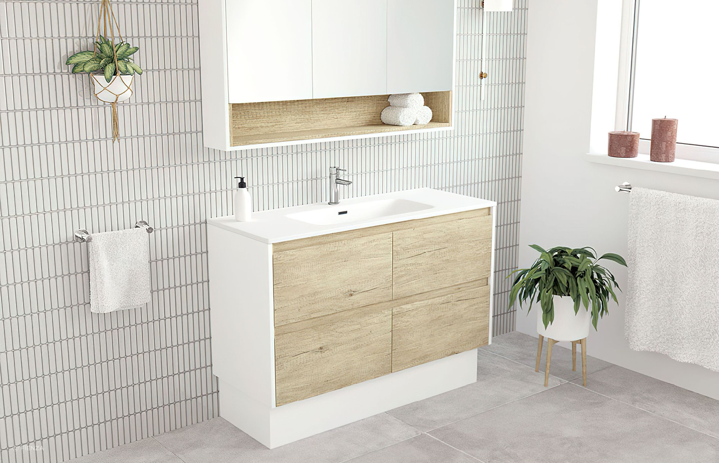 Amato Minimal Scandi Collection
By Fienza is the perfect vanity cabinet due to their on trend styles