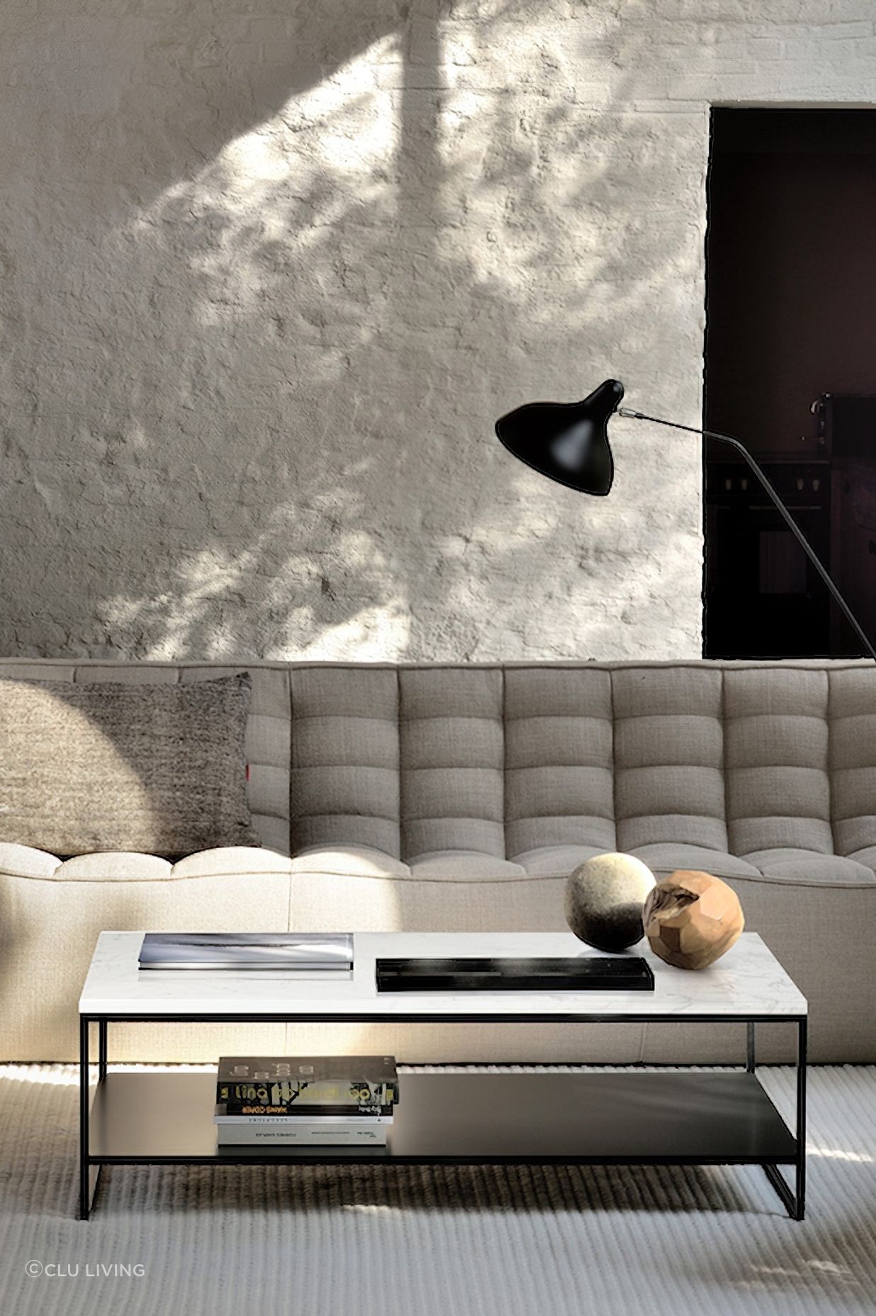 Designed for versatility, the rectangular shape ensures this coffee table fits comfortably in most room configurations.