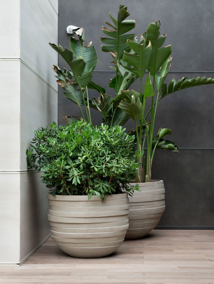 Textural Atelier Vierkrant planters available at Cosh Living.