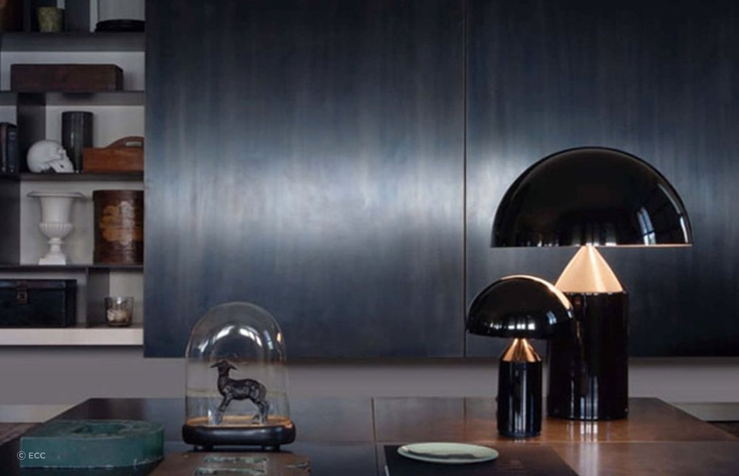 The Atollo Table Lamps by Oluce provide a stylish accent to complete your lighting plan.
