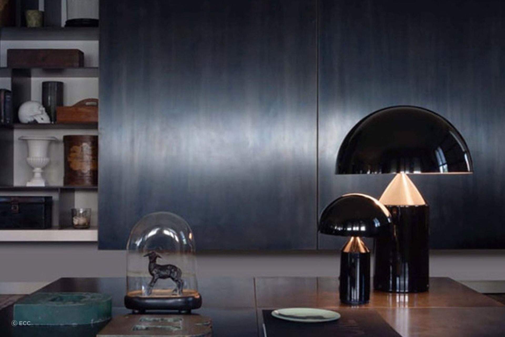 The Atollo Table Lamps by Oluce provide a stylish accent to complete your lighting plan.