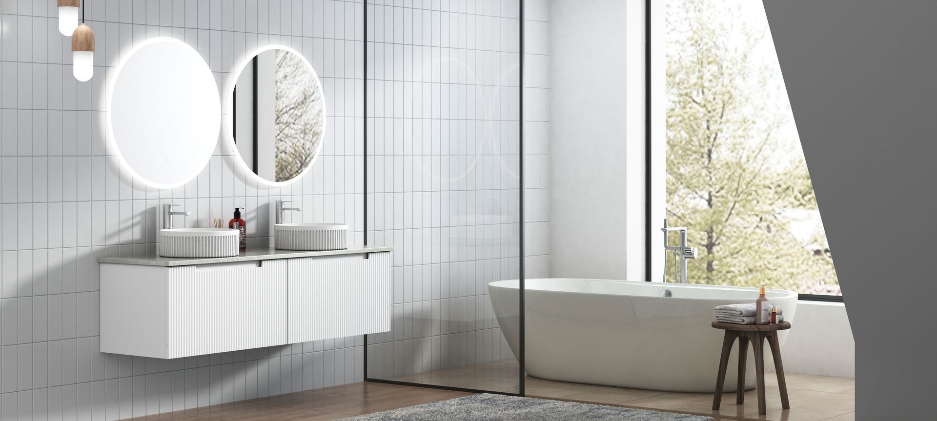 The Aulic Perla Wall Hung Vanity 1500mm
By Alex Group Aus.
