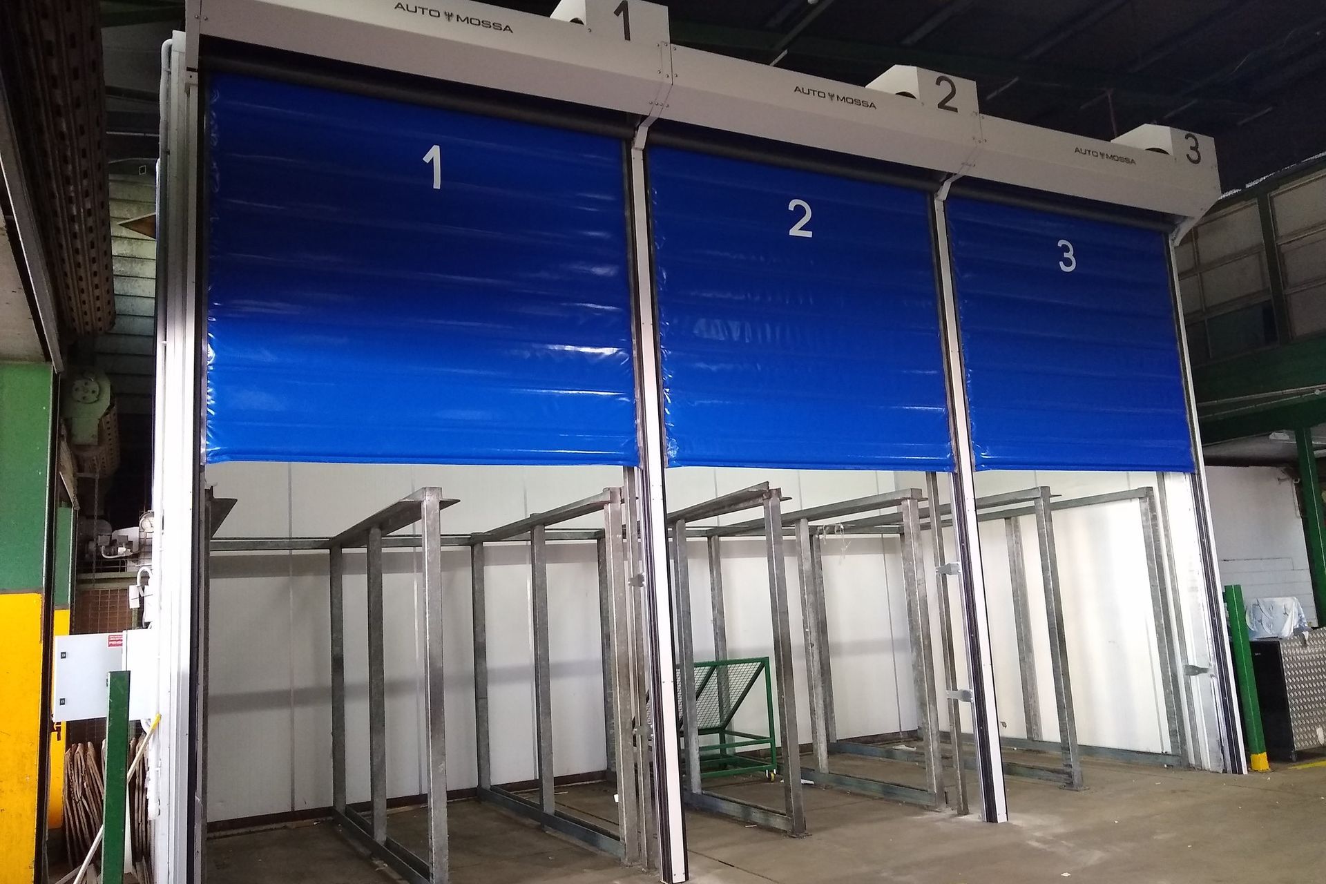 Auto Mossa high-speed rapid door upgrade partially open