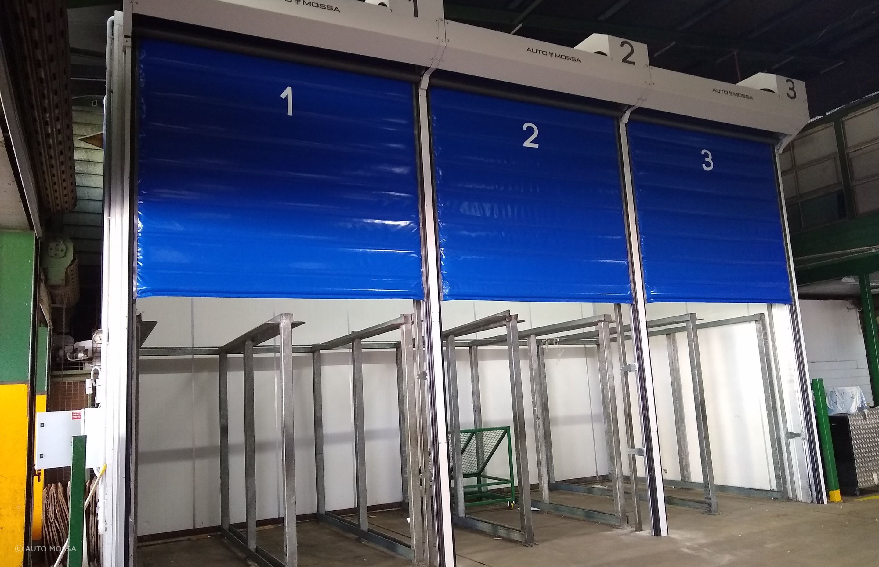 Auto Mossa high-speed rapid door upgrade partially open