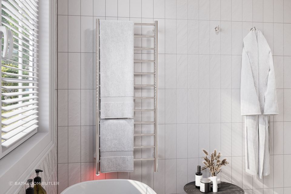 NATURAL 12 Bar 500mm Straight Heated Towel Rail with PTSelect Switch
by Bathroom Butler