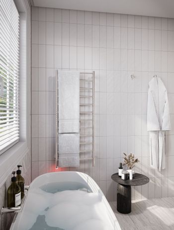 NATURAL 12 Bar 500mm Straight Heated Towel Rail with PTSelect Switch
by Bathroom Butler