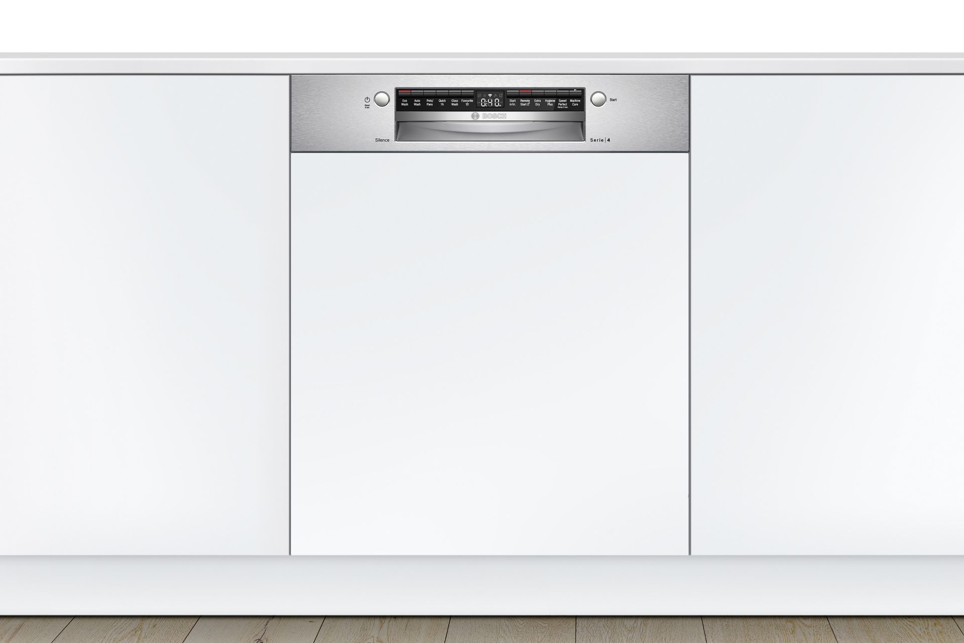 A dishwasher is an undeniable essential, especially one as stylish as the Bosch Semi-Integrated Dishwasher from UnserHaus.