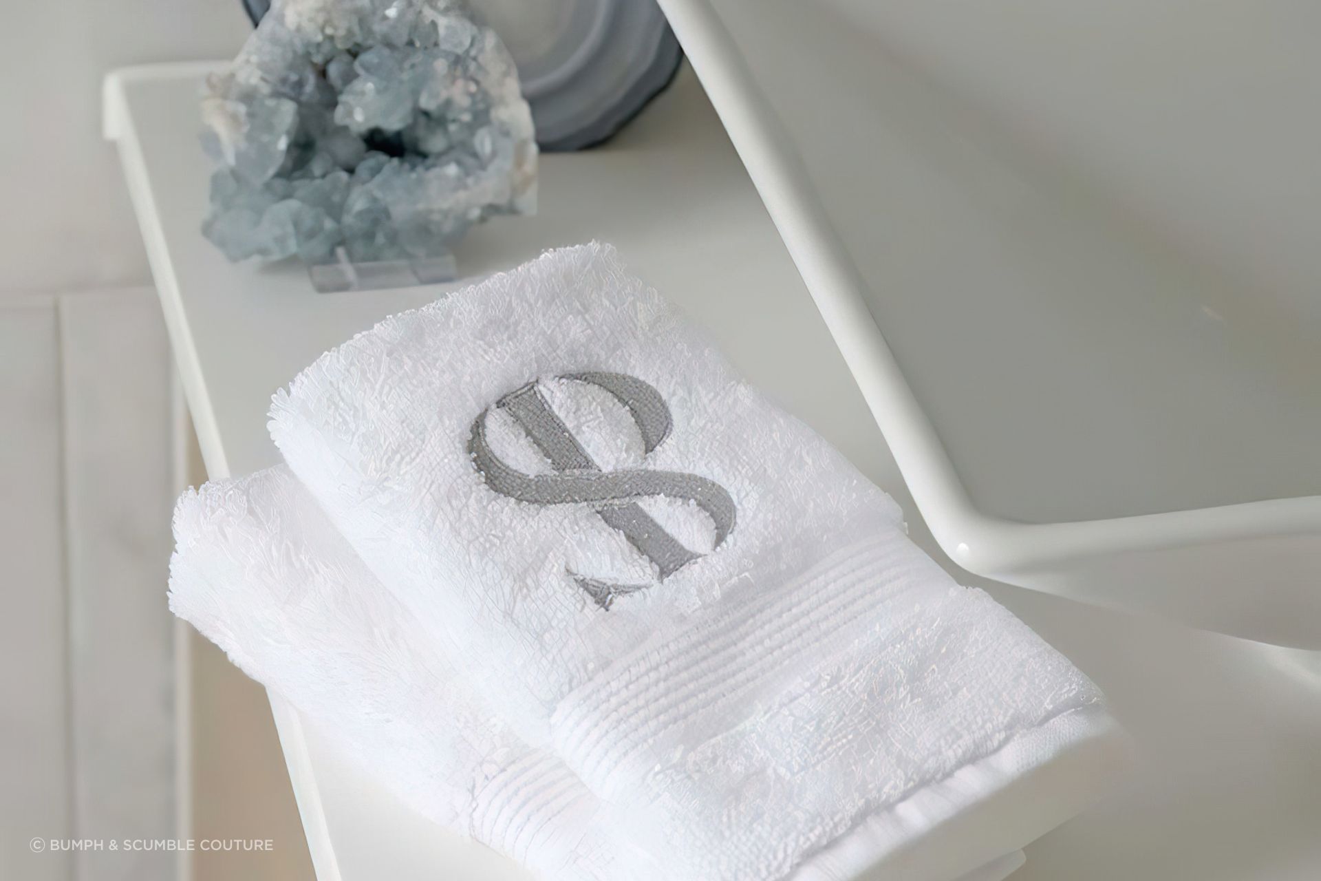 A luxurious set of bath towels.