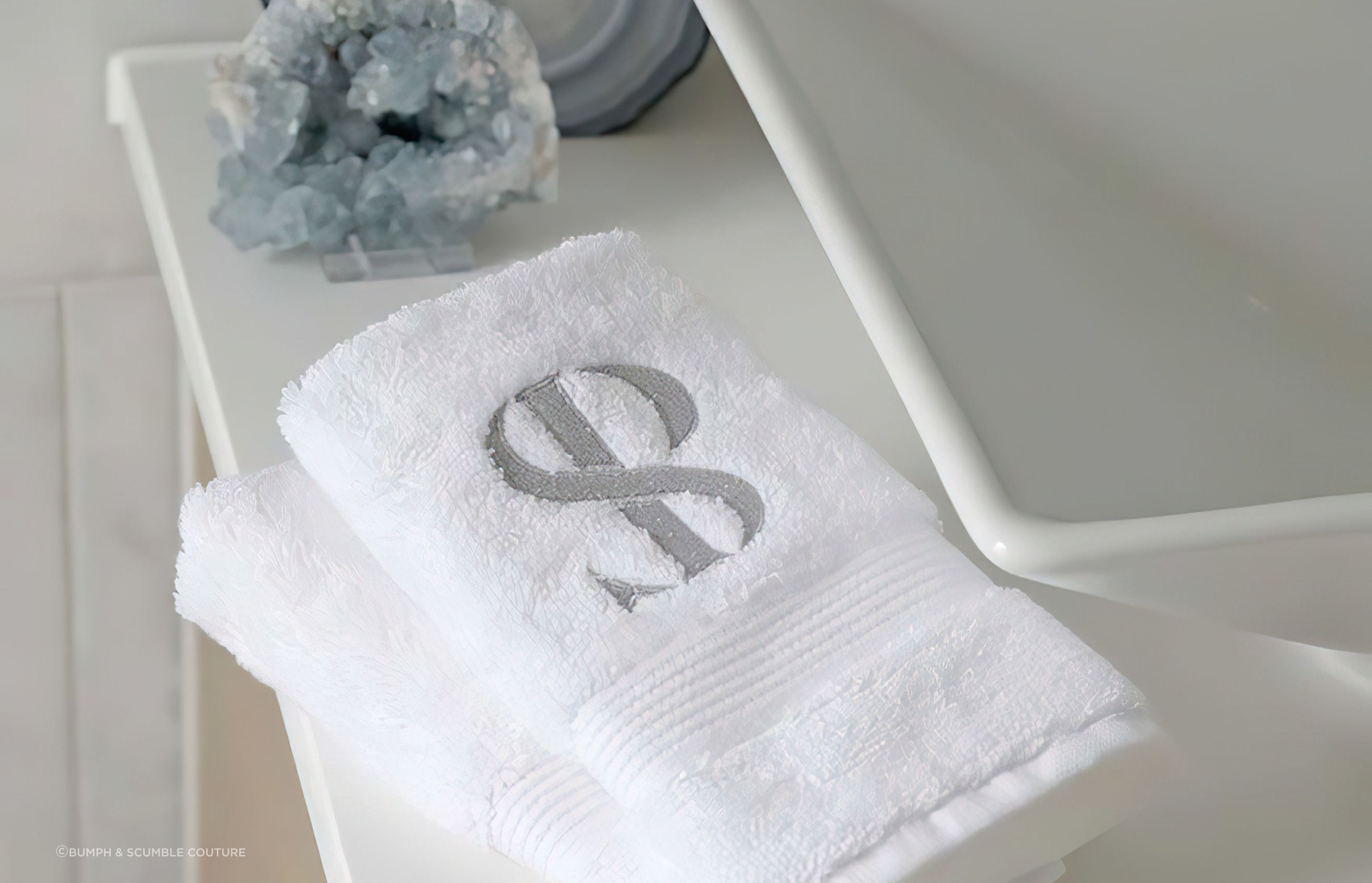 A luxurious set of bath towels.