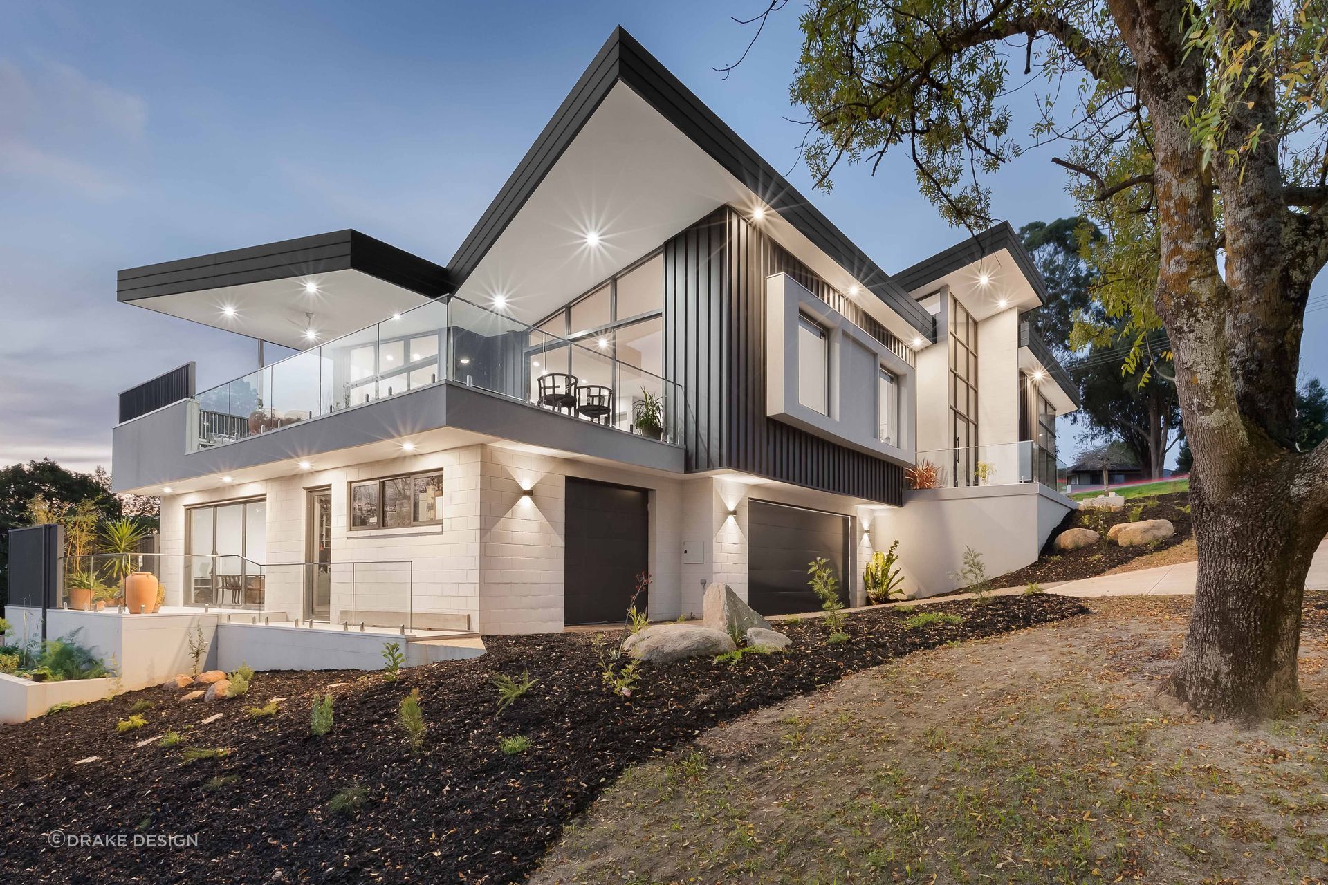 The clean, modern lines and modernist forms were utilised to implement this modern design of the Brisbane Butterfly by Drake Design