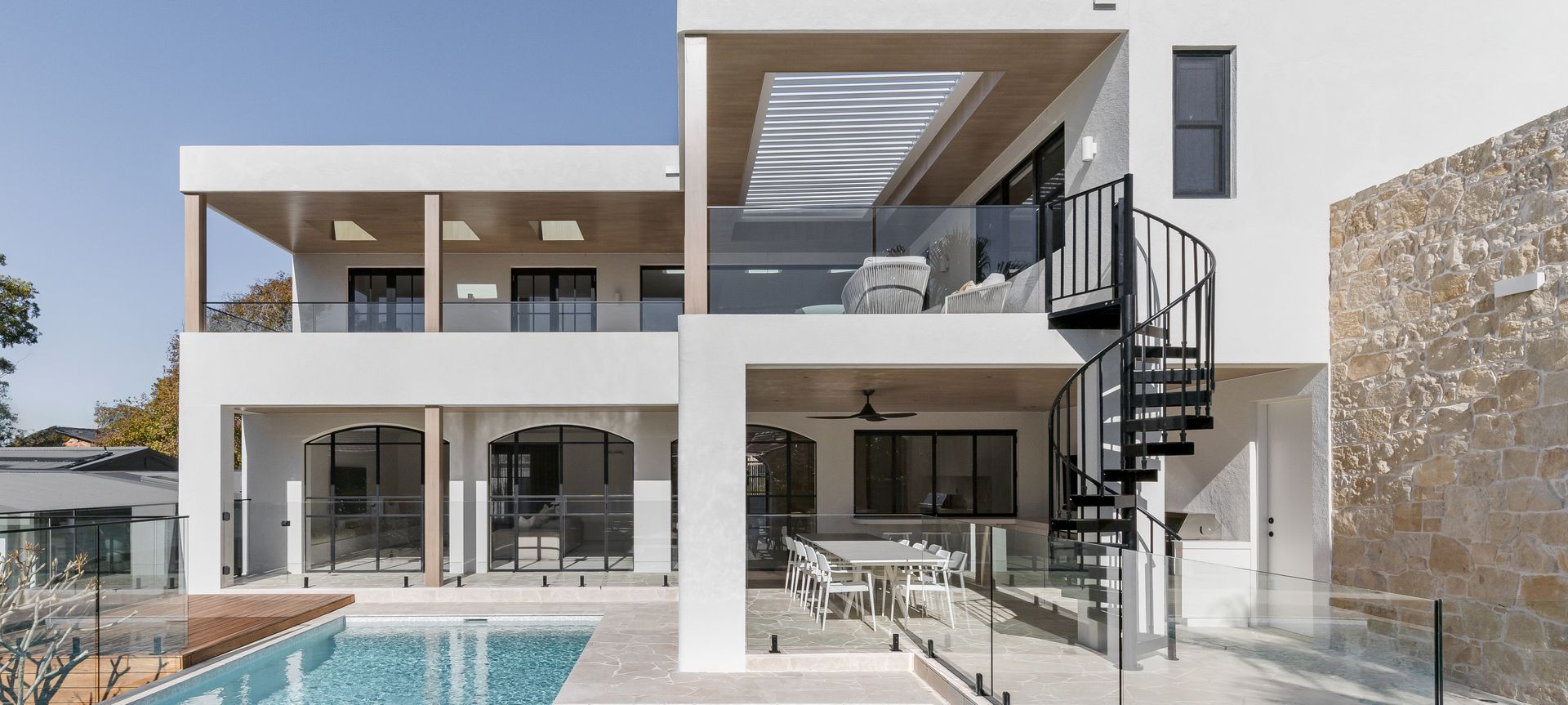 This stunning contemporary build by MattBuild Group showcases meticulous attention to detail.