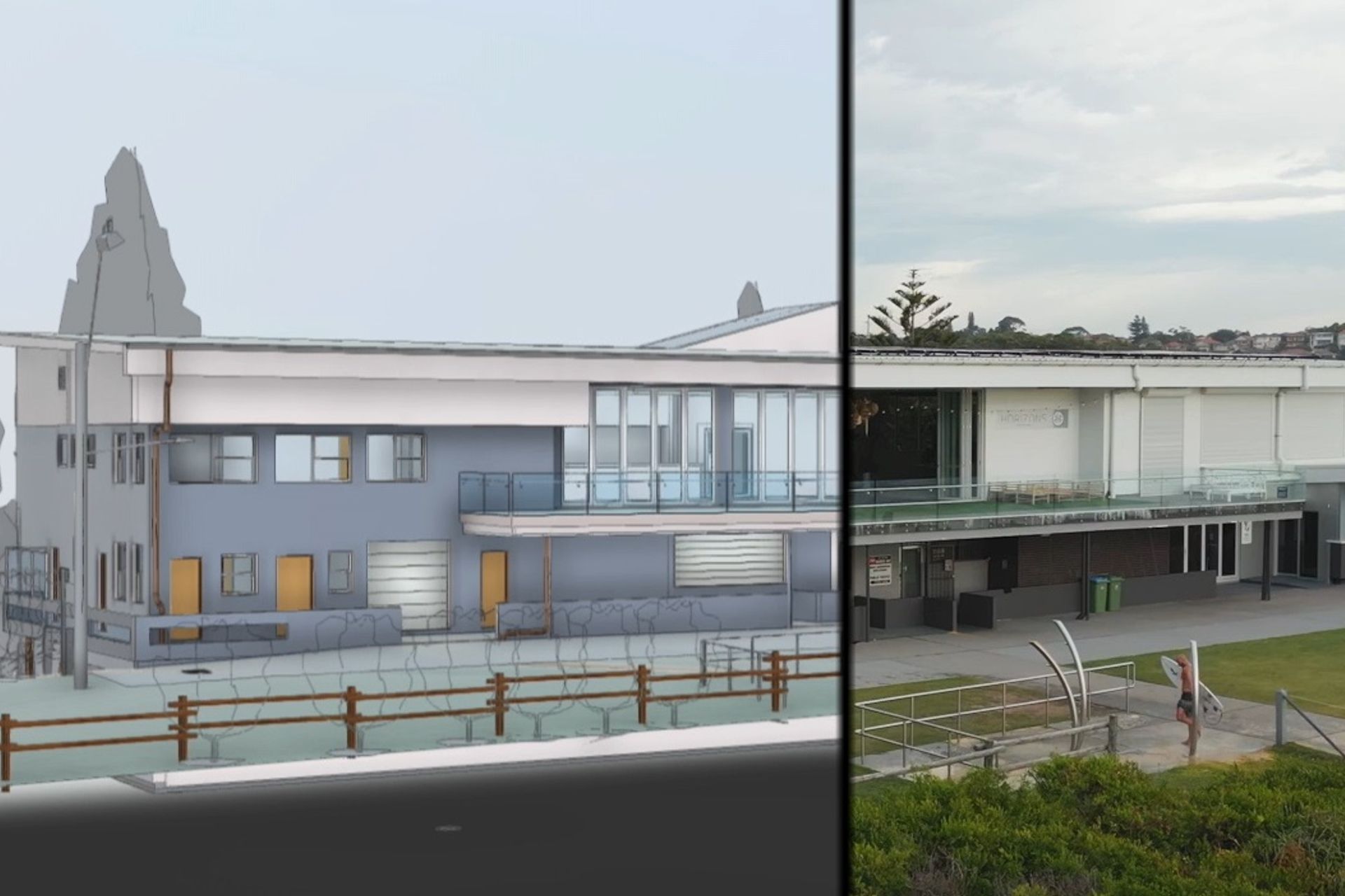 C&A Surveyors 3D survey of the Maroubra Surf Club.