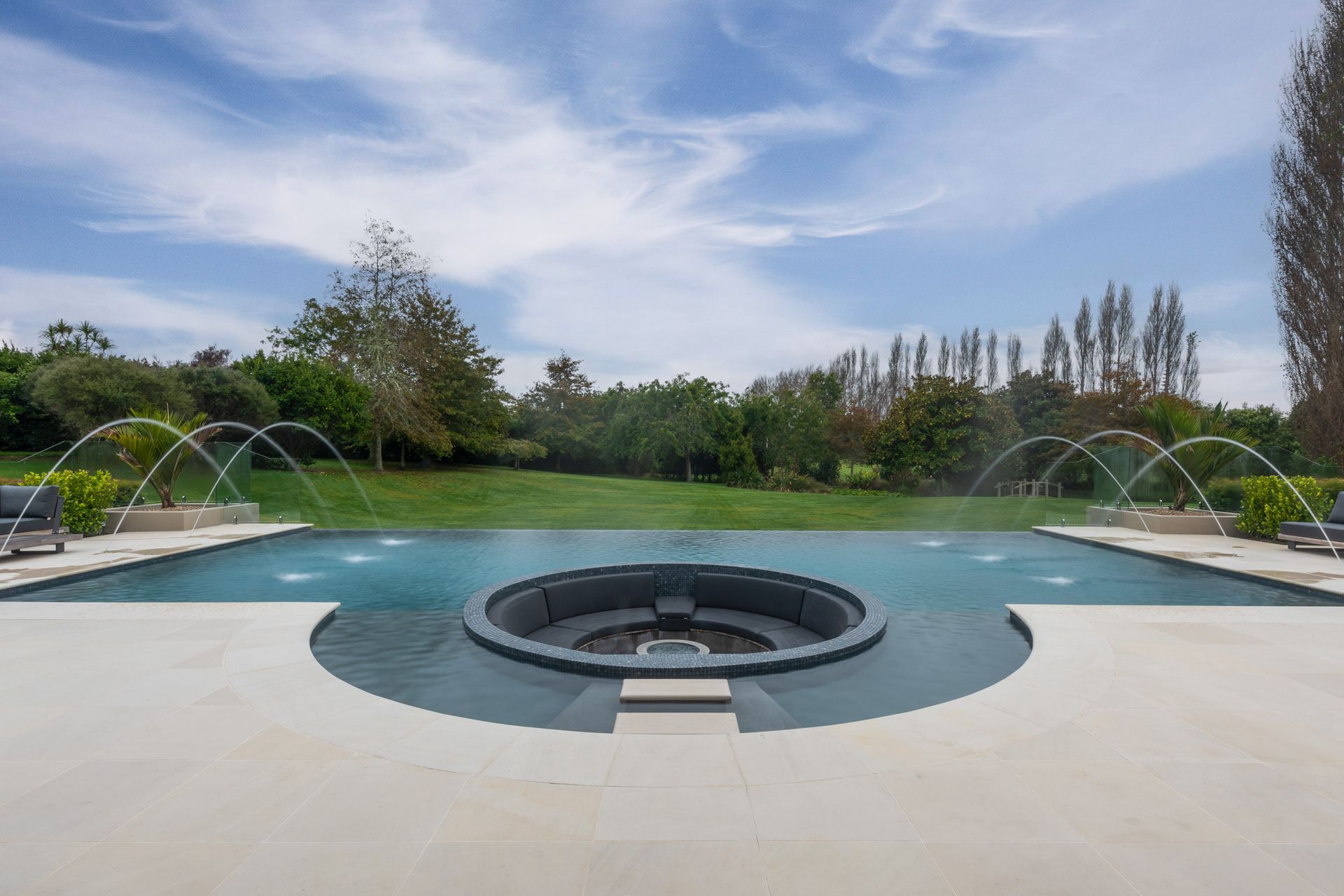 Concrete pools are popular for their endless customisation options.