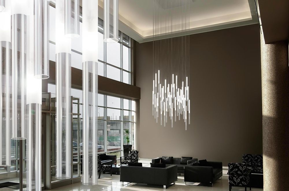 Candle Pendant Light shows the impact feature lighting can have in a commercial setting.