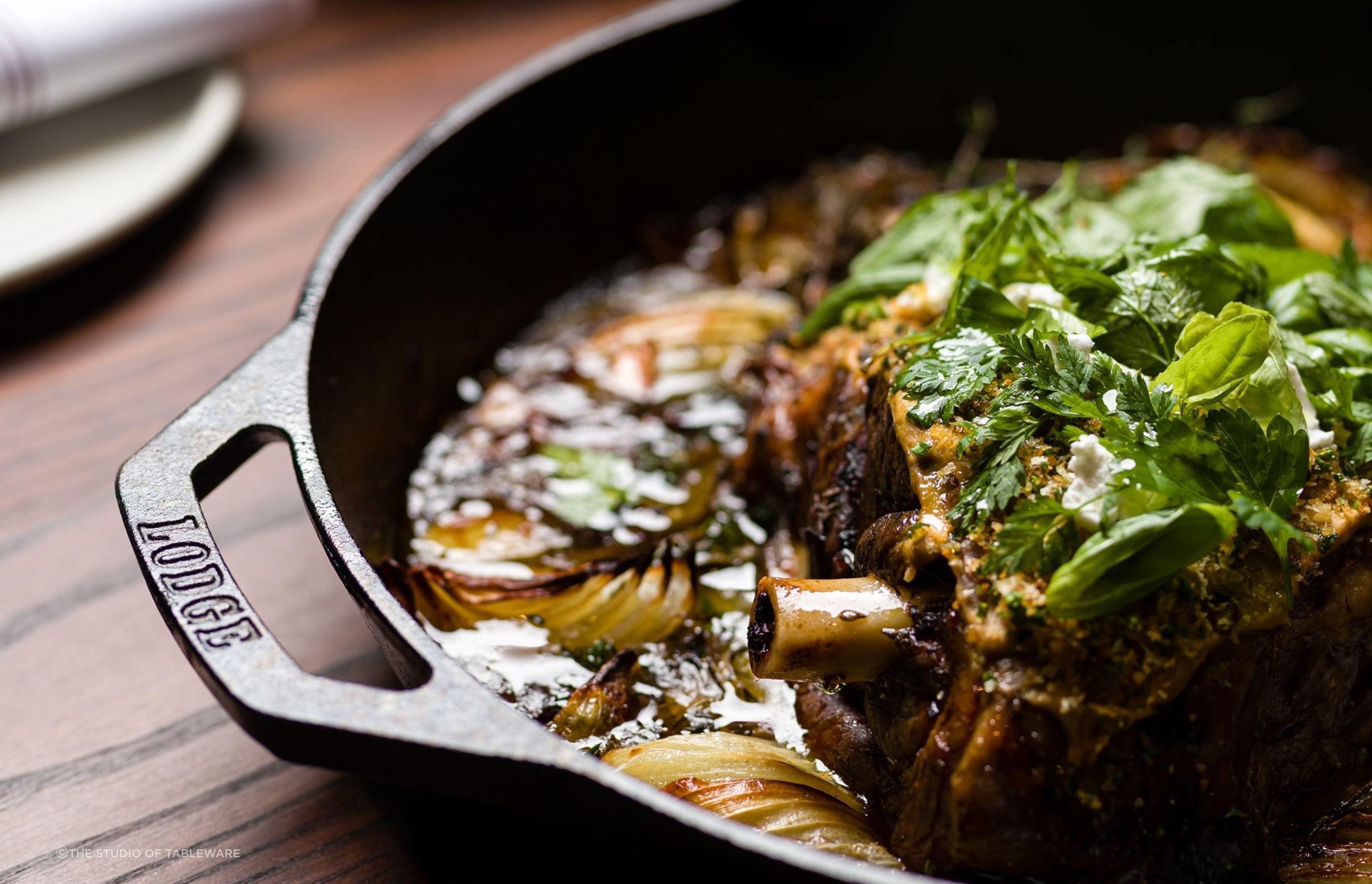 High-quality cast iron cookware like this is great for slow-cooked dishes.