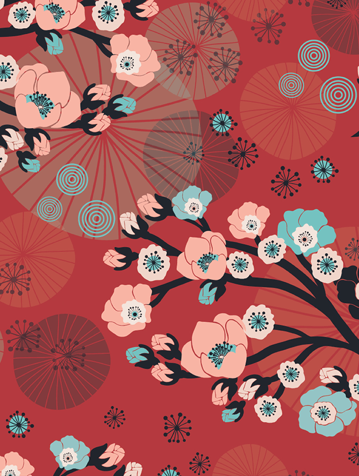 Living room wallpaper can inspire a room's interior design.