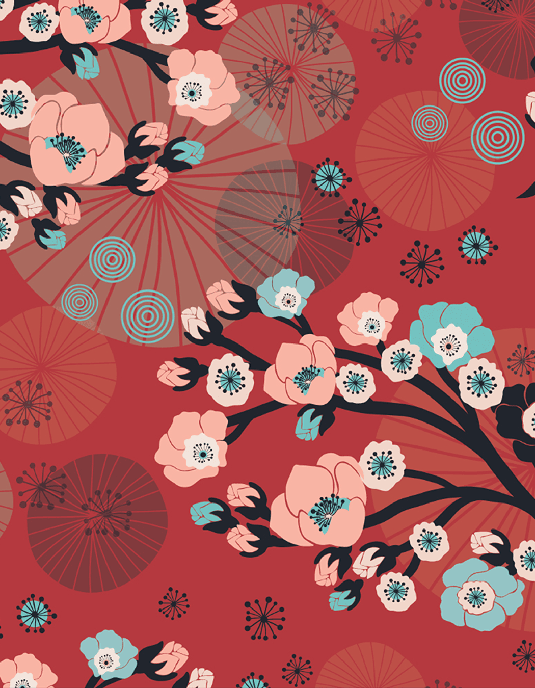 Living room wallpaper can inspire a room's interior design.