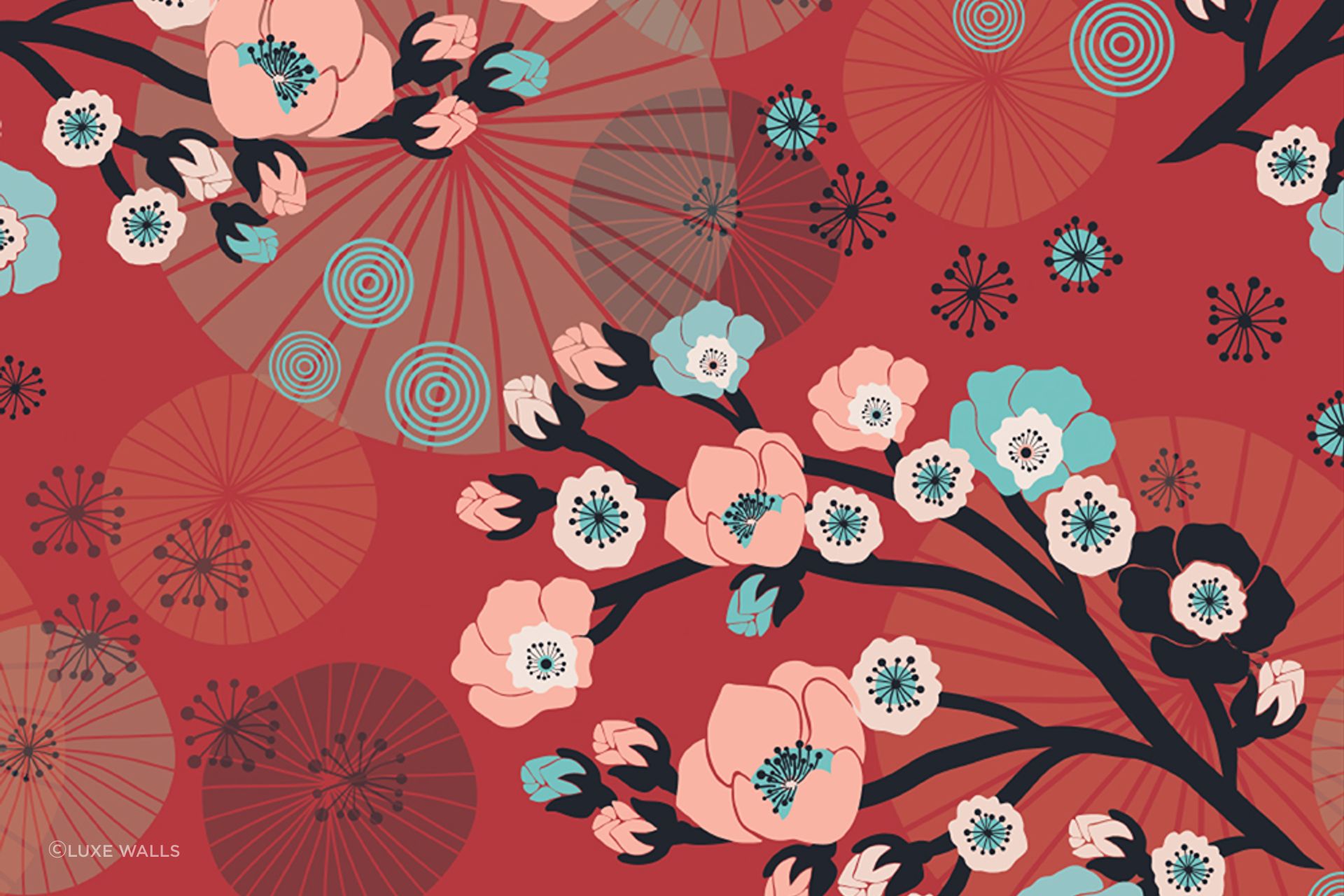  Living room wallpaper can inspire a room's interior design.