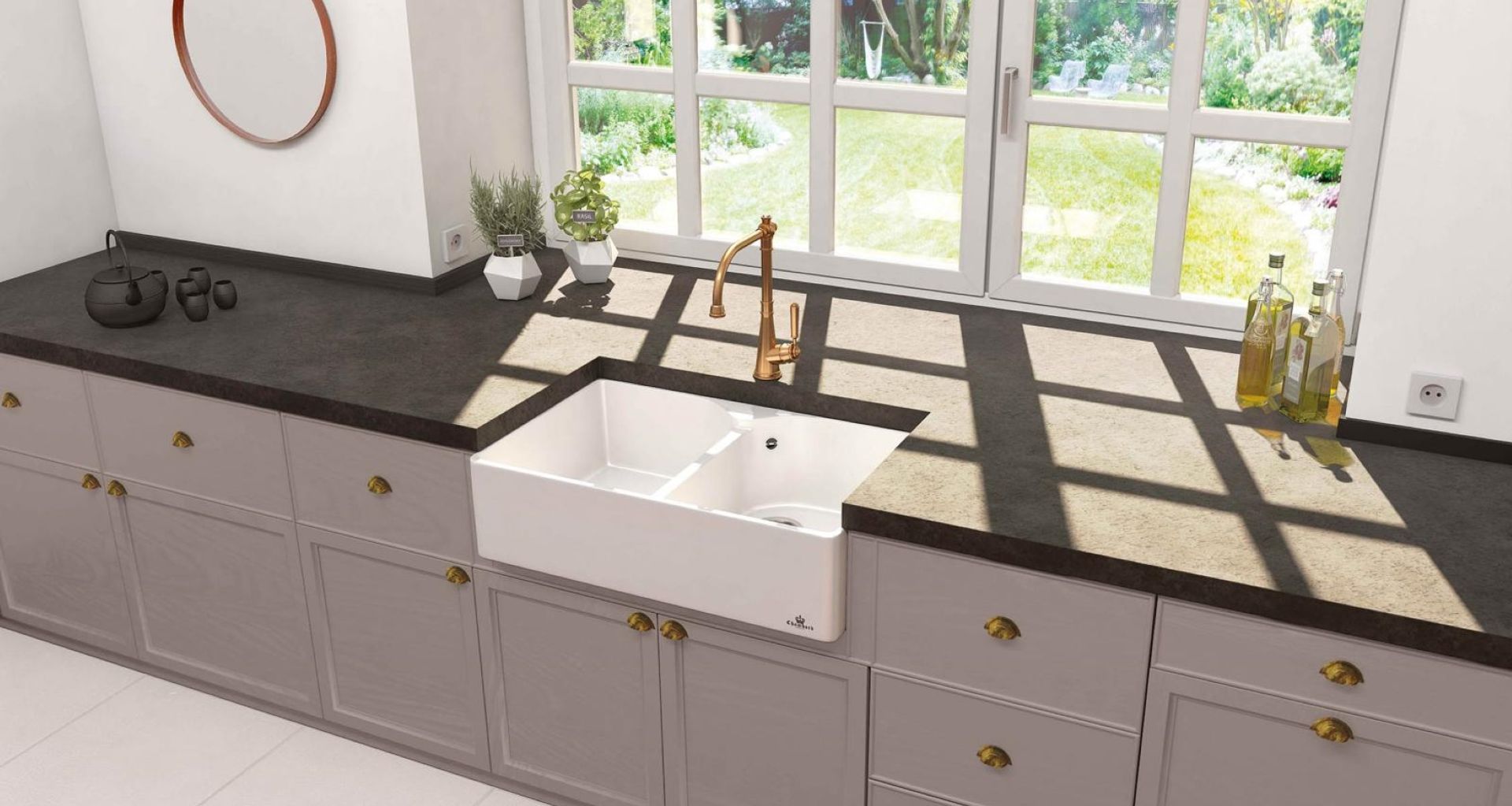 The Chambord Porcelain Butler Sink Clotaire II.