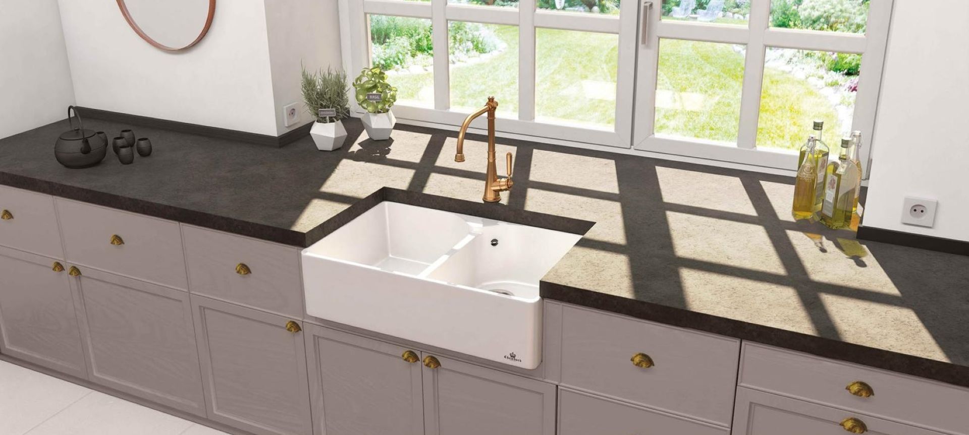 The Chambord Porcelain Butler Sink Clotaire II.