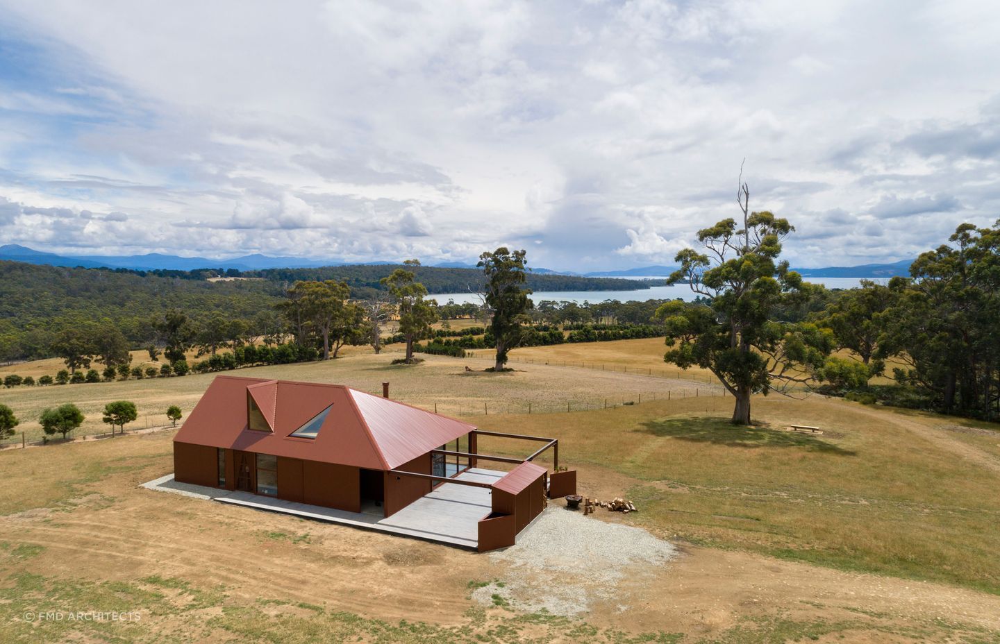 An exquisite, architecturally designed home in Coopworth, Tasmania by FMD Architects. | Photography: Dianna Snape