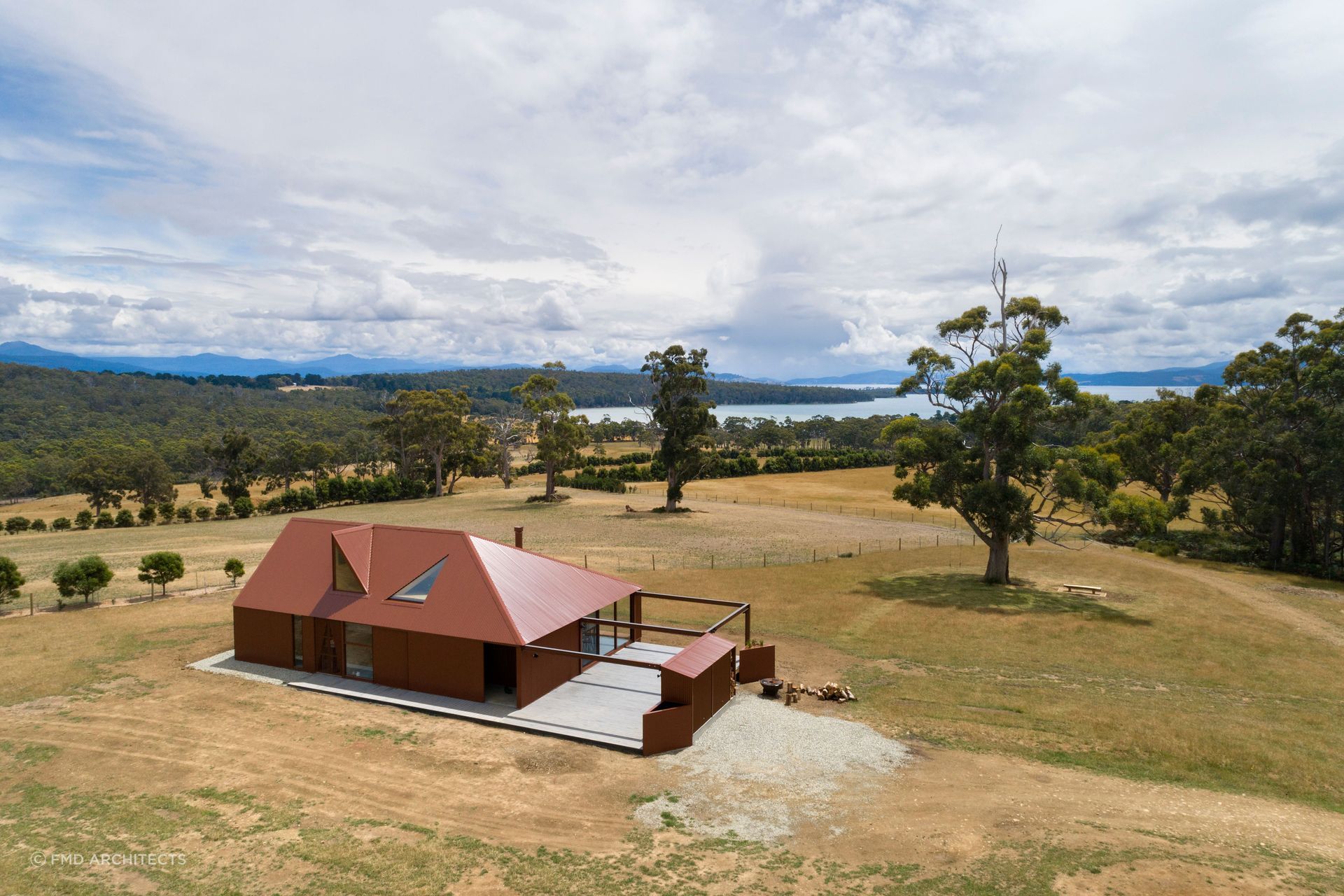 An exquisite, architecturally designed home in Coopworth, Tasmania by FMD Architects. | Photography: Dianna Snape