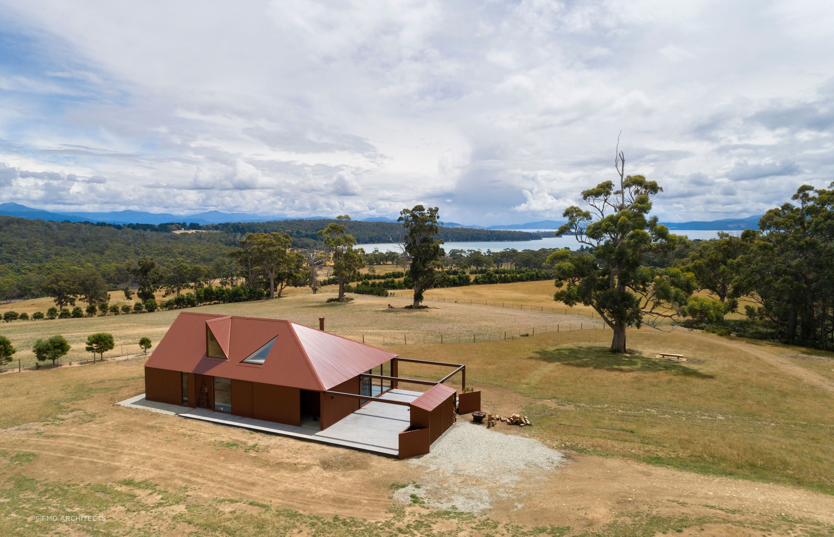 An exquisite, architecturally designed home in Coopworth, Tasmania by FMD Architects. | Photography: Dianna Snape