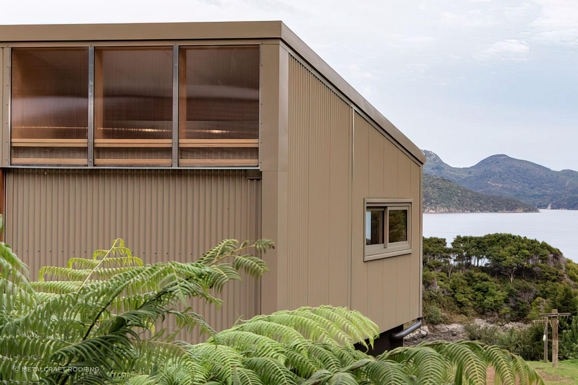 Utilising a Kiwi classic — Corrugate Metal Roofing & Cladding by Metalcraft Roofing.