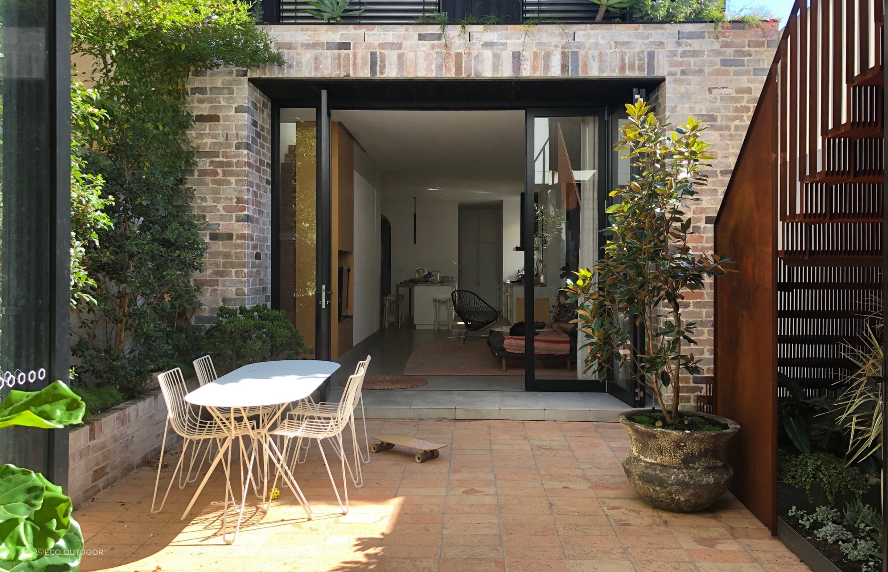 Terracotta tiles like the Eco Outdoor Cotto Terracotta Flooring infuses a space with warmth and charm.