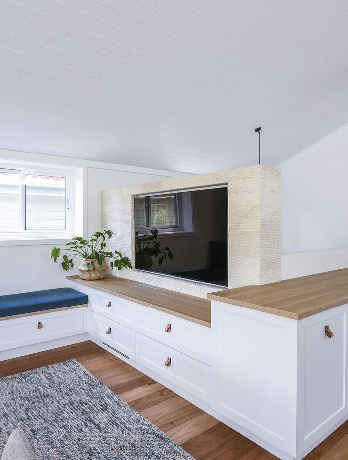 Cream wall cladding can transform an interior wall with a surprisingly soft-to-the-touch material. Featured product: Cascade Cream Wall Cladding.