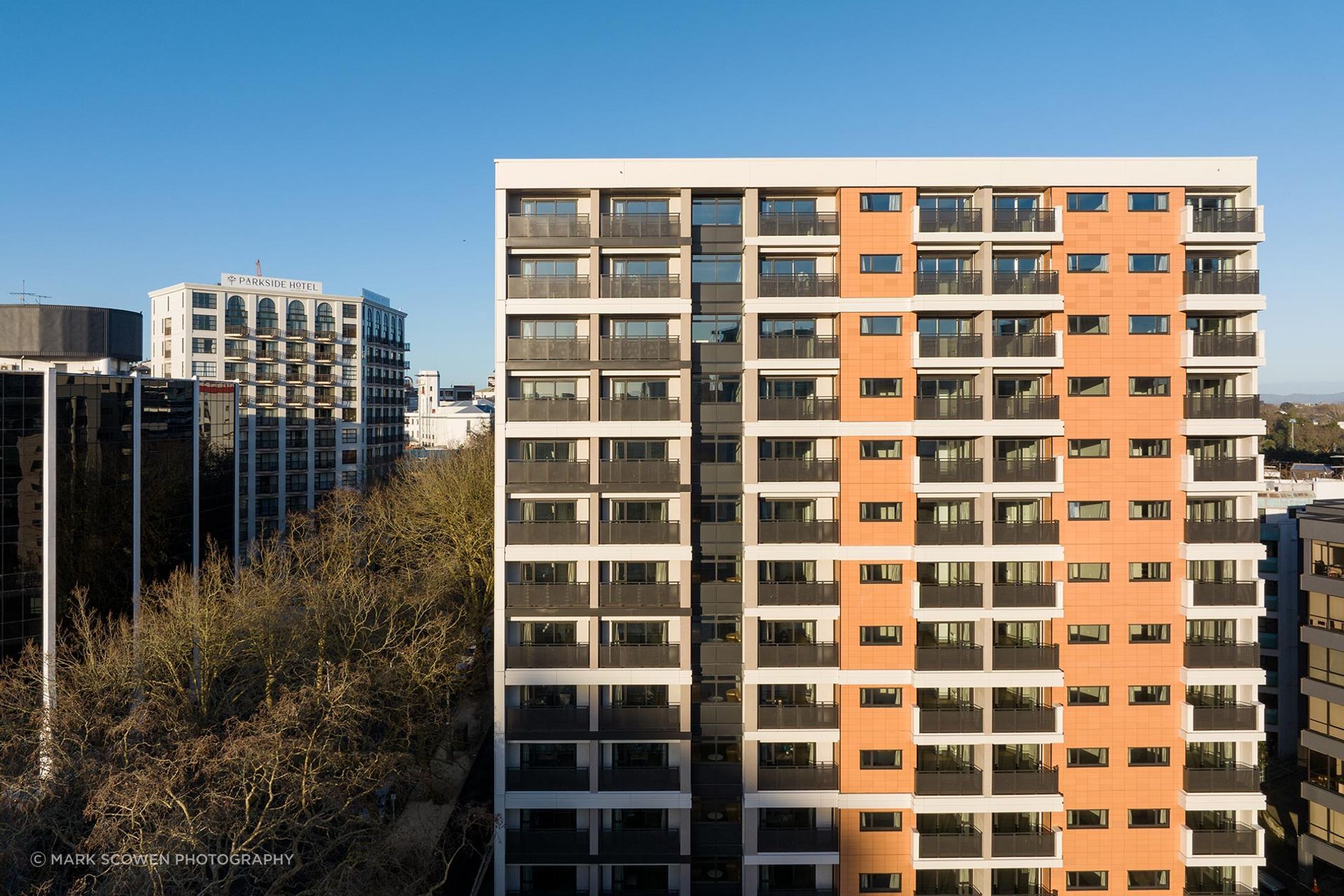 139 Grey Street multi-unit housing featuring enclosure system from The Building Agency.