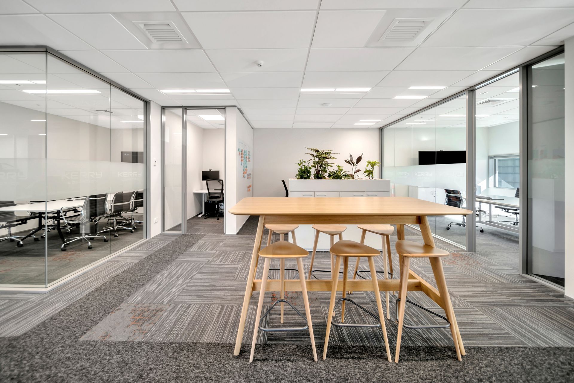Offices are increasingly becoming more open and non-hierarchical.