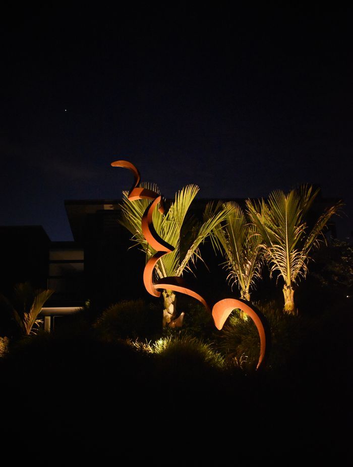 For your focal points like trees, sculptures, or architectural details, Gerard recommends using Spot-LIGHTZ or Spot-LIGHTZ Mini to highlight these features and create visual interest.