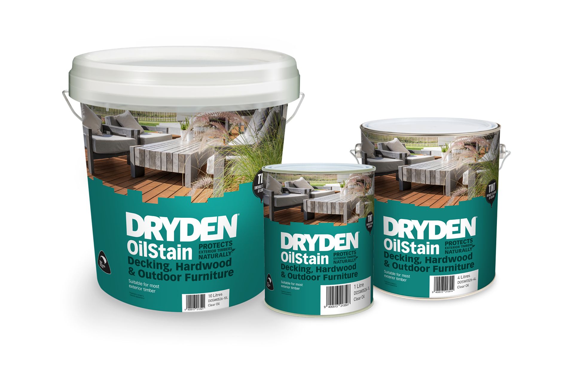 Dryden OilStain nourishes wood from within.