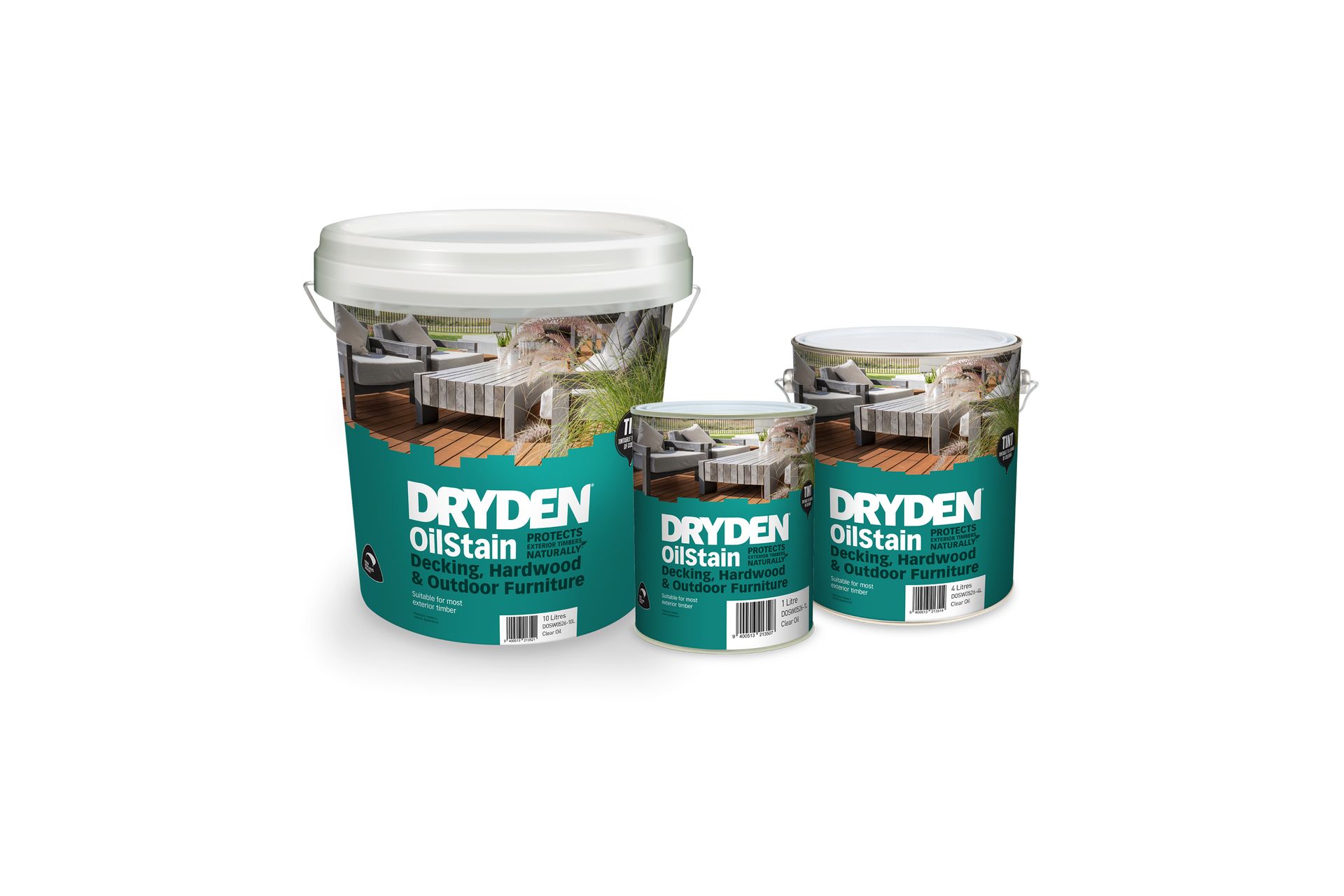 Dryden OilStain nourishes wood from within.