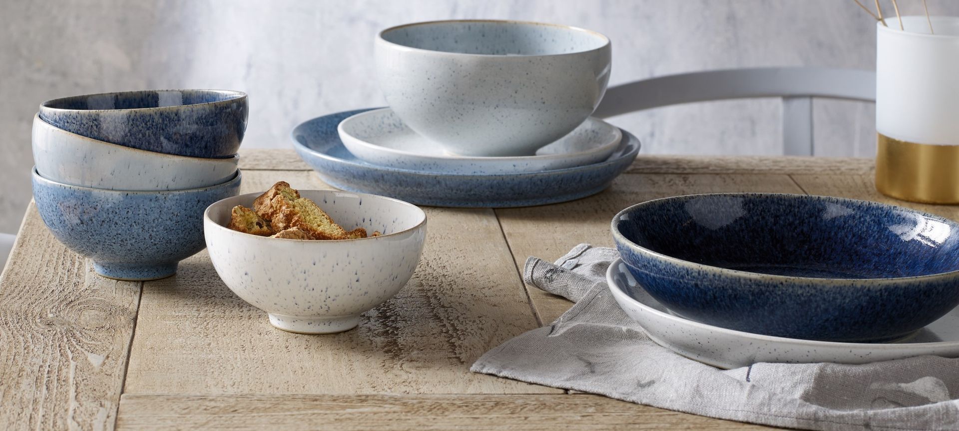 Studio Blue Dinnerware from The Studio of Tableware.