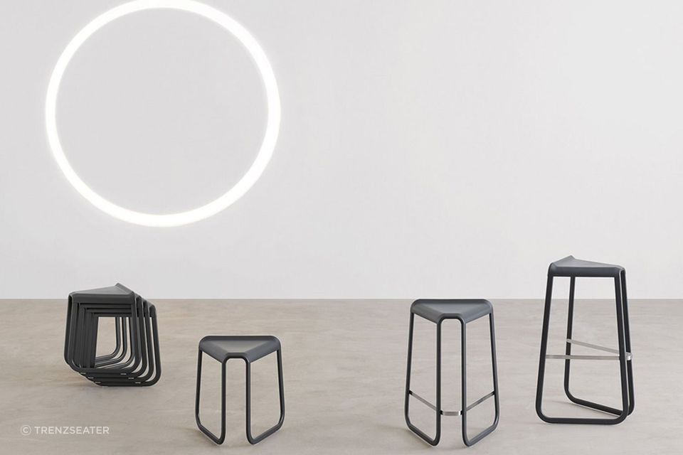 The Myg Barstool from TRENZSEATER come in a range of sizes, covering a wide range of uses and situations.