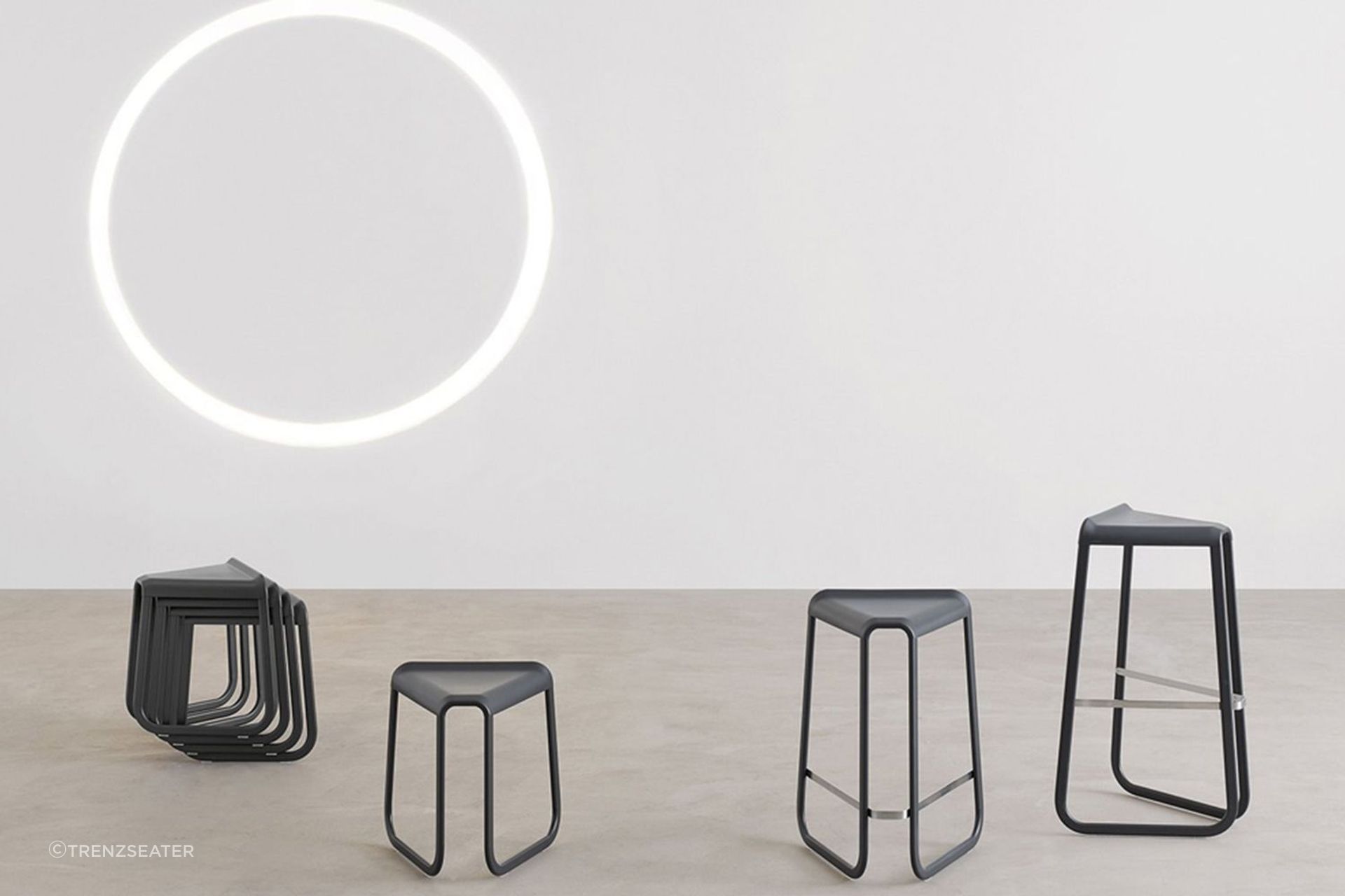 The Myg Barstool from TRENZSEATER come in a range of sizes, covering a wide range of uses and situations.