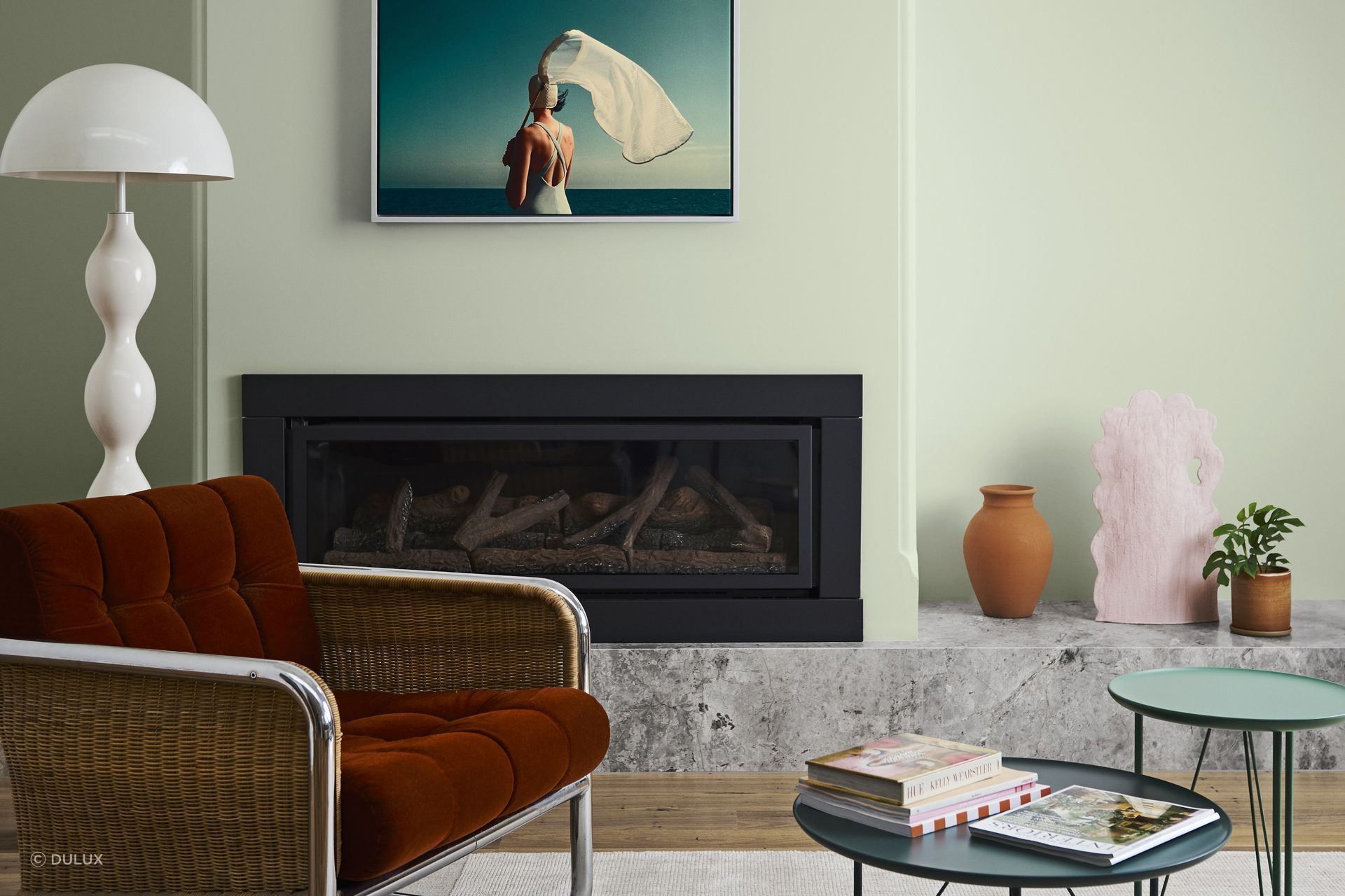 Woods Creek by Dulux is the perfect example of a natural green that can bring a room to life.
