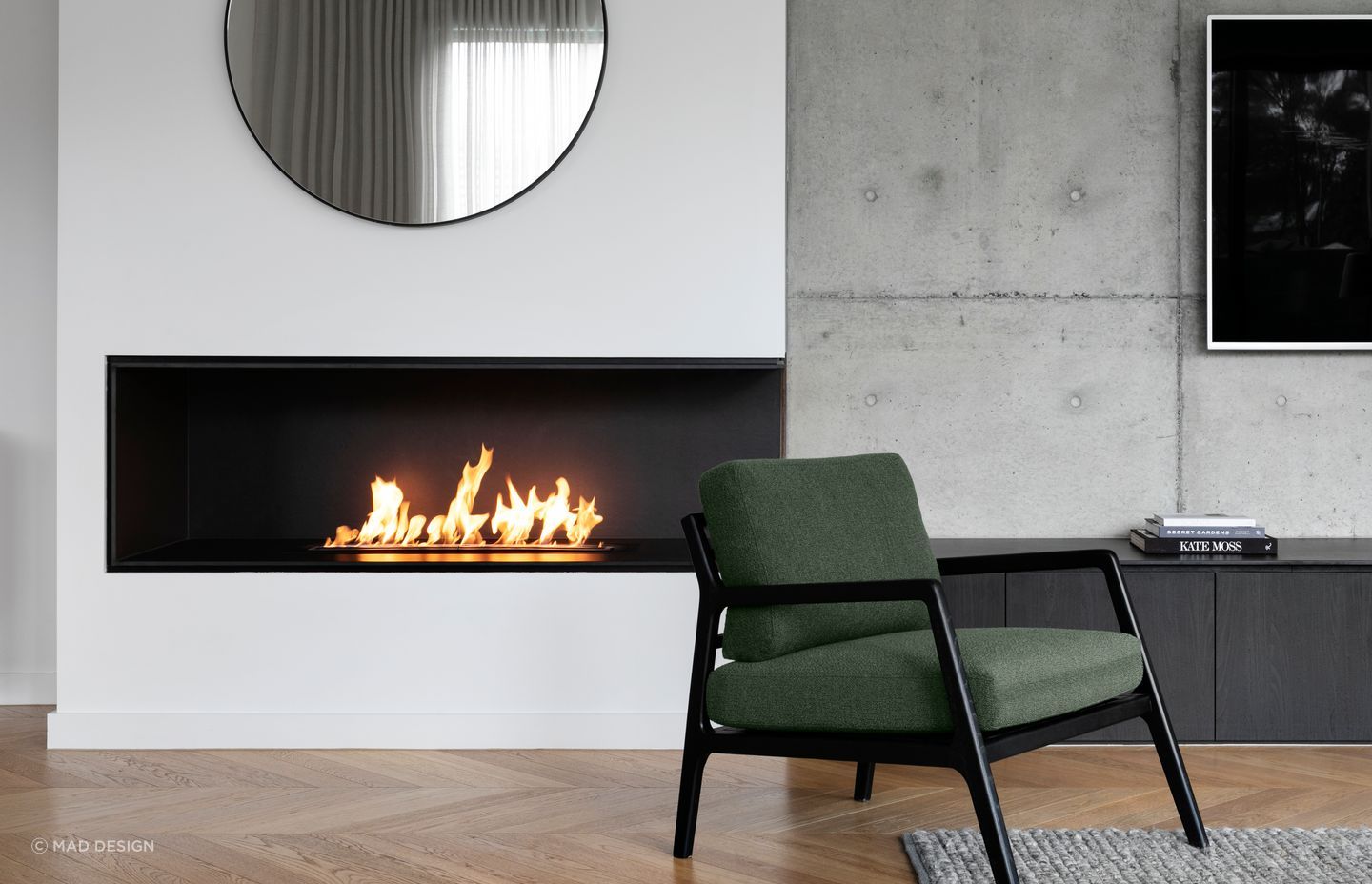 Ethanol fireplaces offer a sustainable heating solution without compromising aesthetic appeal. Featured product: Ecosmart XL700 Ventless Ethanol Burner.