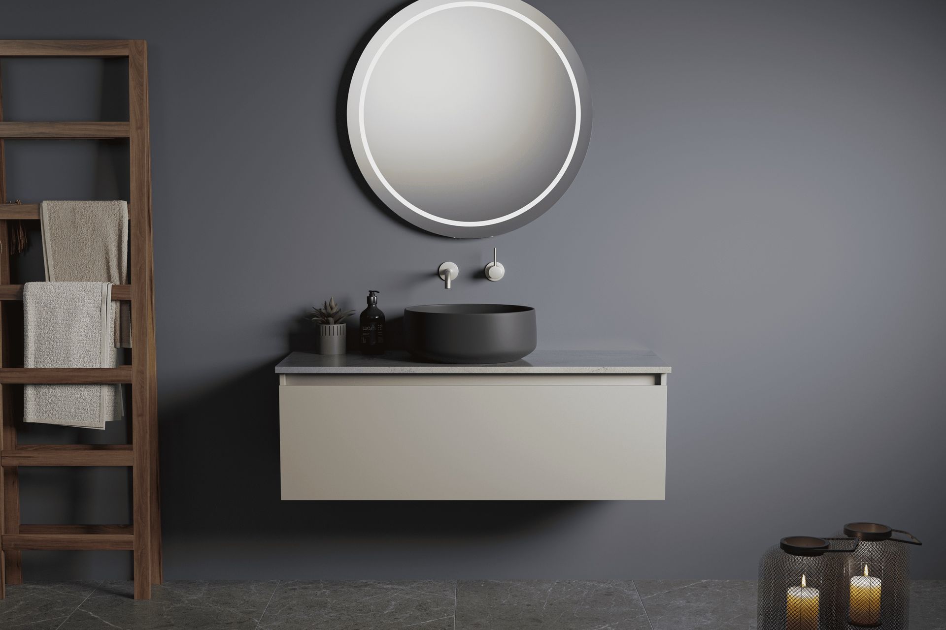 The elegant and sophisticated Elementi Terina II Vanity from Robertson Bathware.