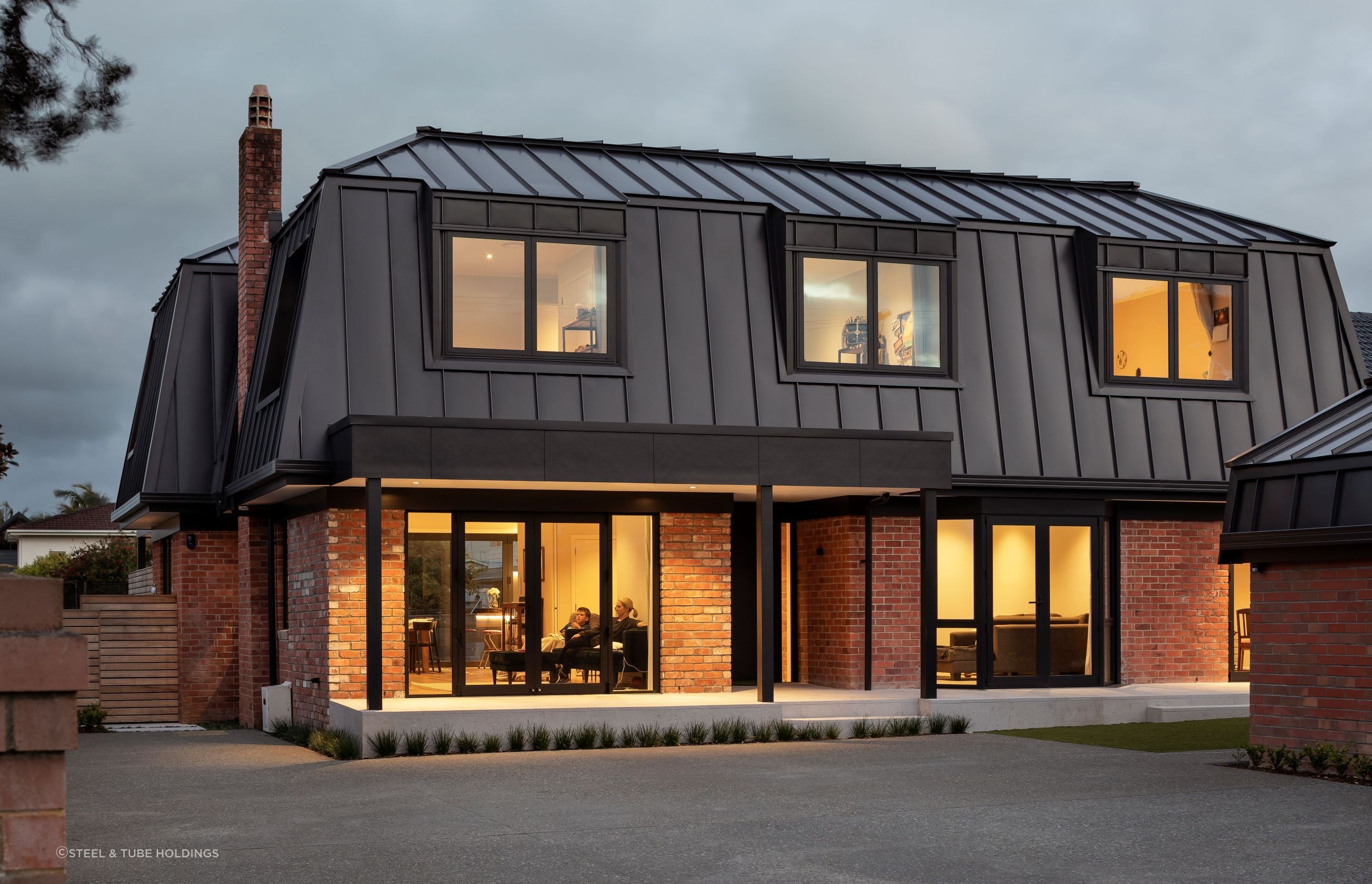 Standing seam roofs like Euroline® Seamlok Roofing evokes European elegance and sophistication.