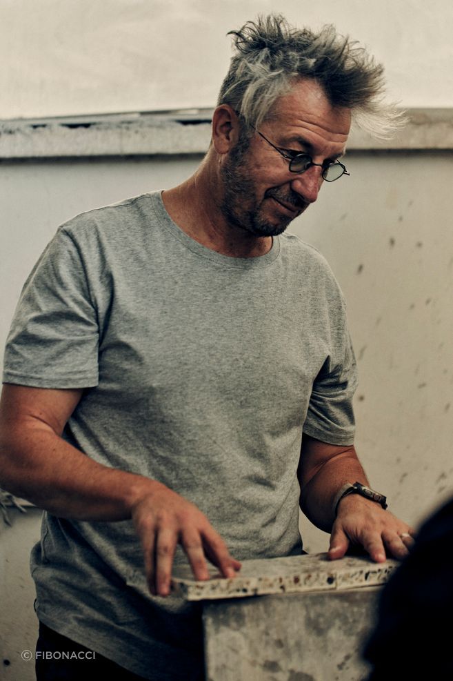 Michael started Fibonacci more than 20 years ago and has become renowned for his disciplined approach to creating terrazzo.