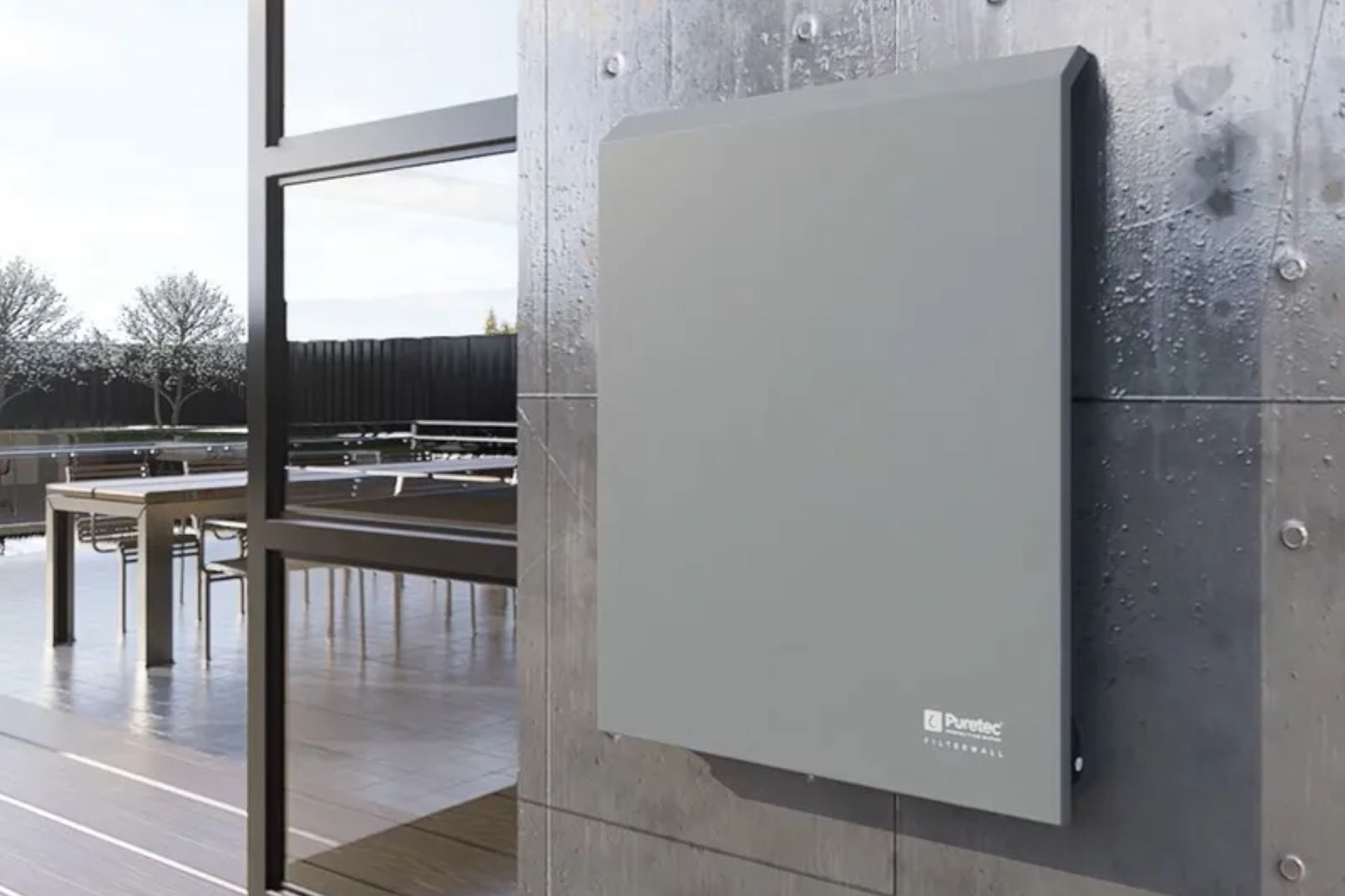 The FilterWall-IM2-WS is a semi-recessed, in-wall whole house filtration system that combines style and functionality.