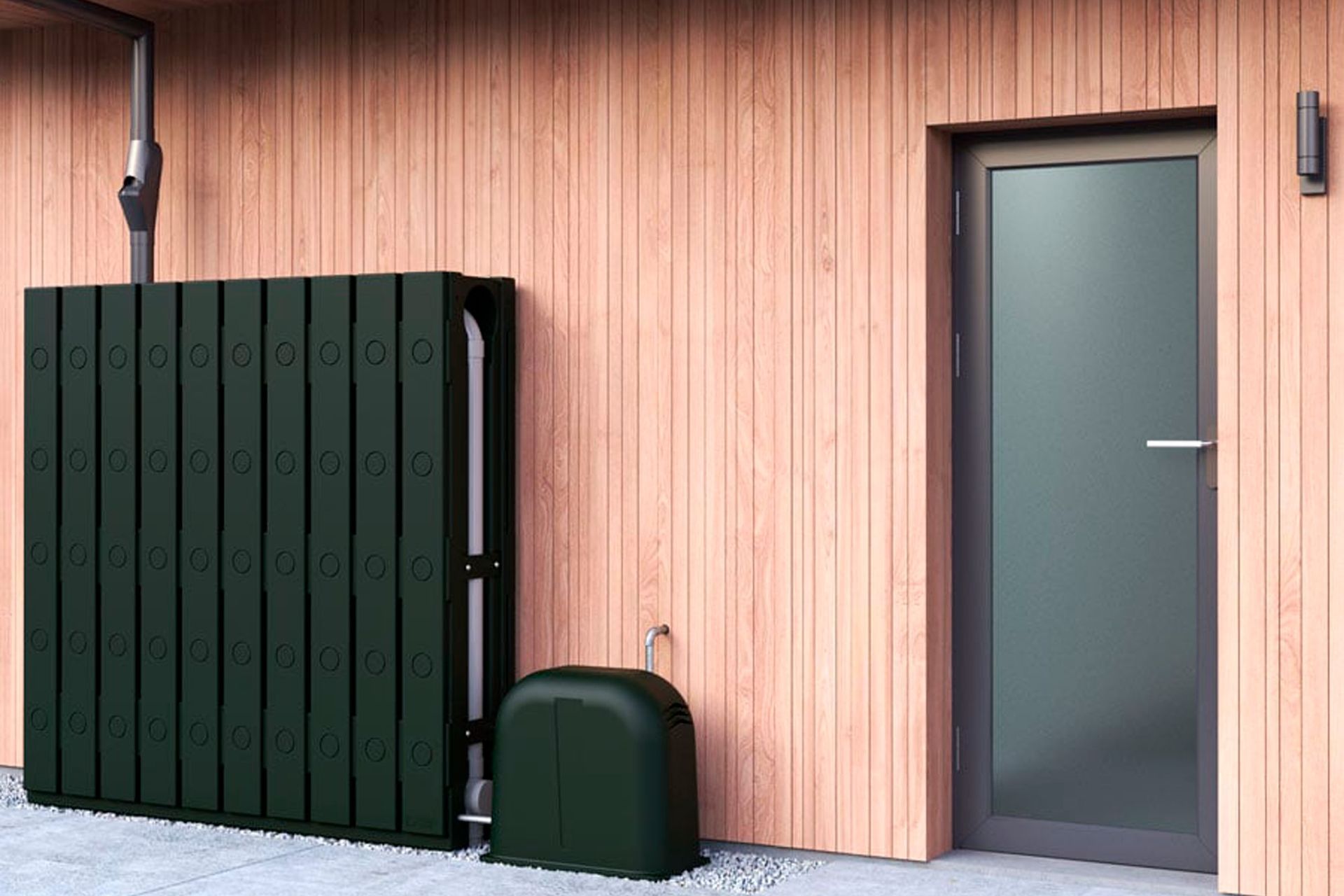 Rainwater tanks, like the stylish FenceTank, are becoming increasingly popular across the country.